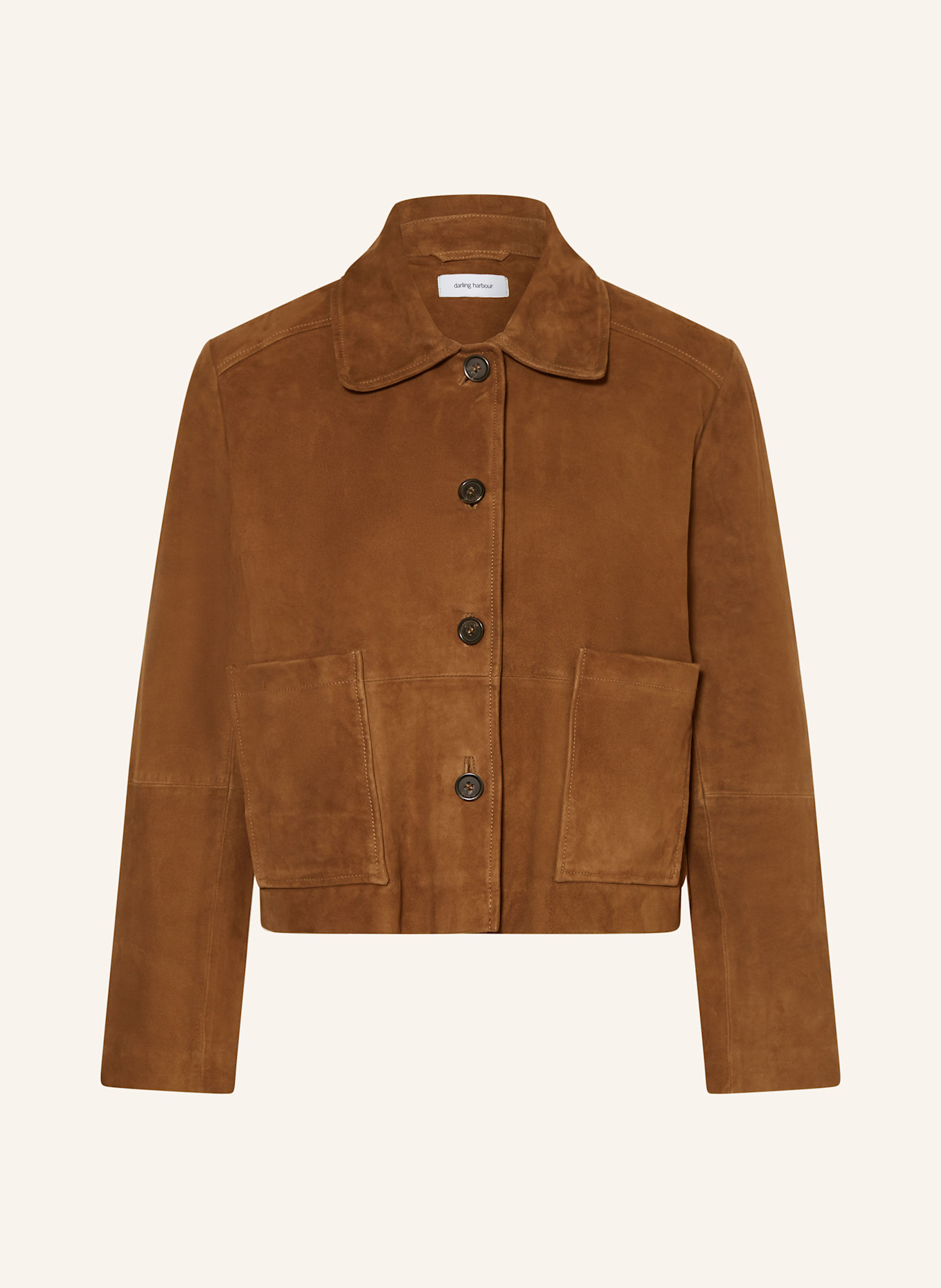 darling harbour Lederjacke: COGNAC