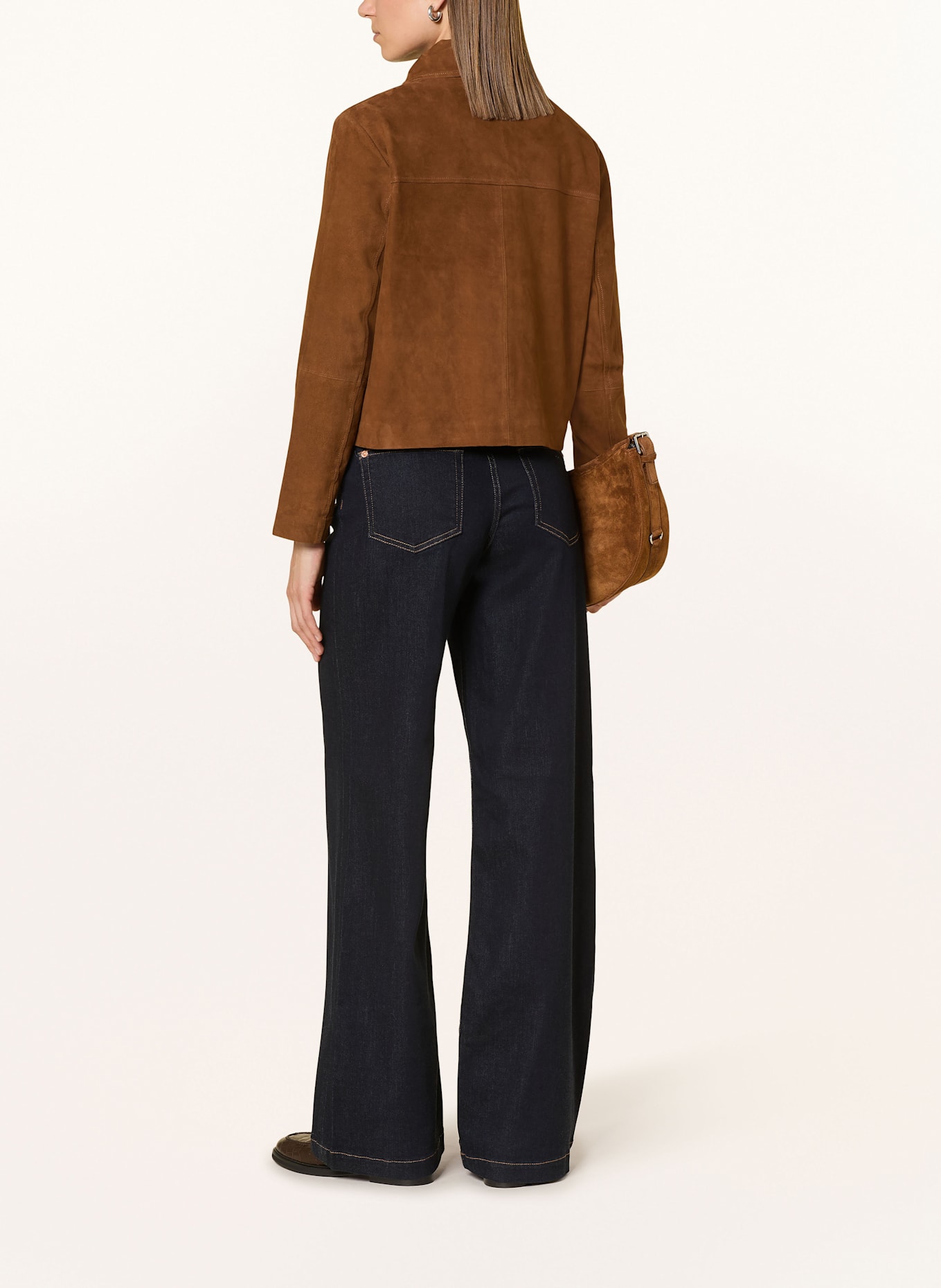 darling harbour Lederjacke: COGNAC