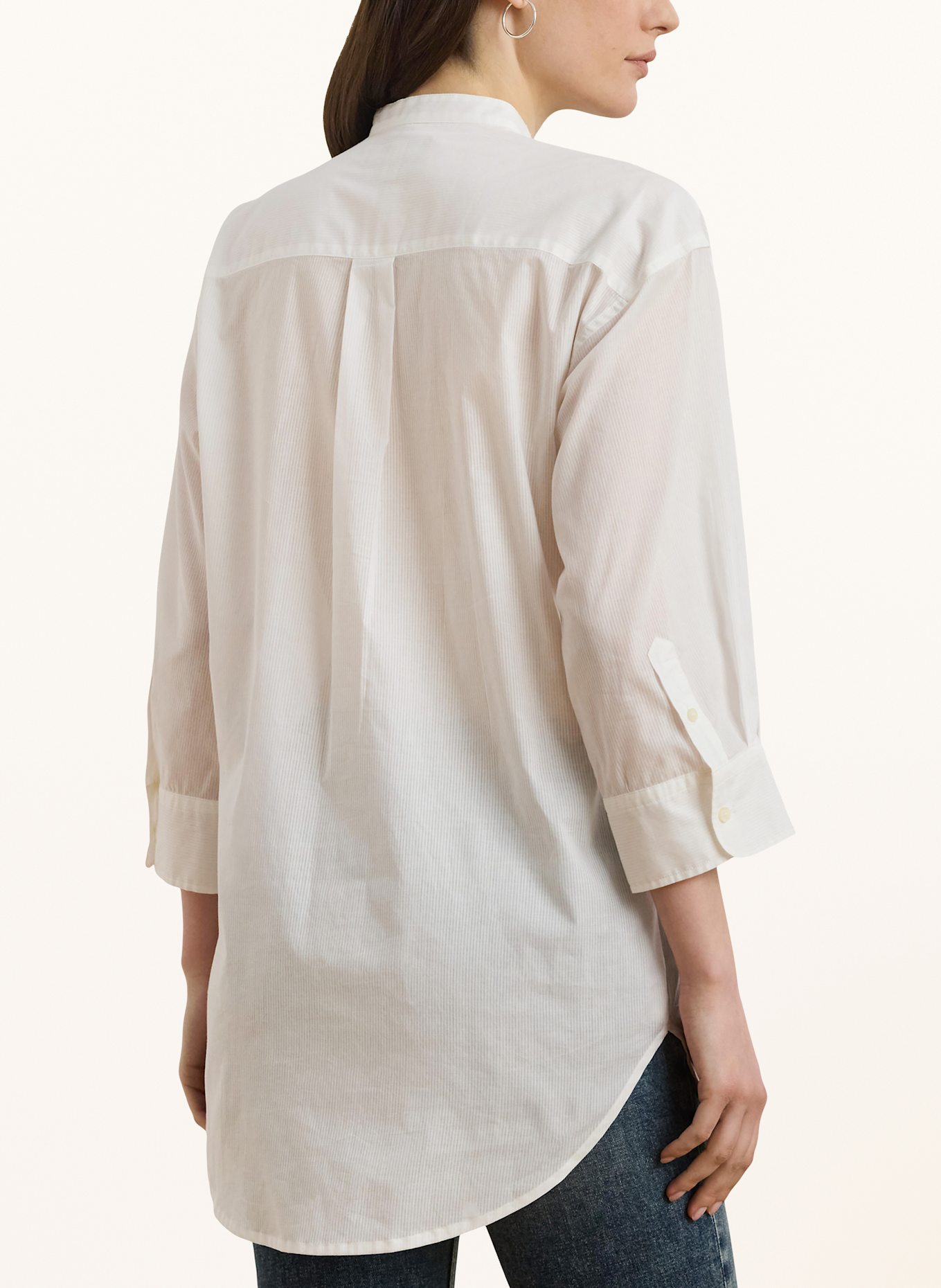 LAUREN RALPH LAUREN Halenka s 3/4 rukávem: BÍLÁ
