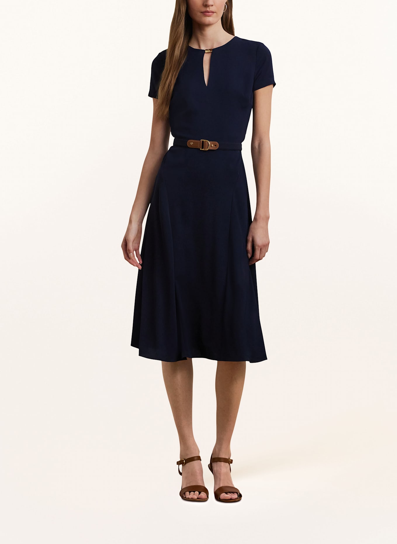 diane von furstenberg kiersten high rise flared pants Dress: DARK BLUE