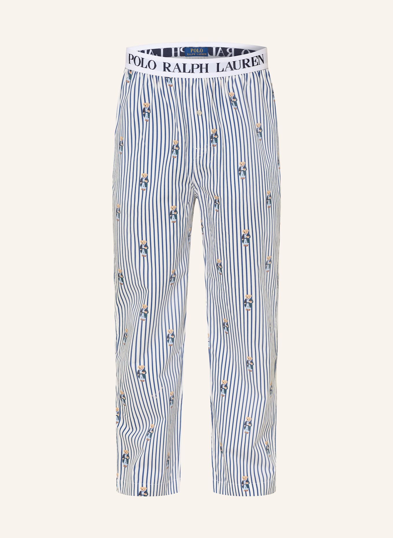 POLO RALPH LAUREN Spodnie od piżamy: BIAŁY / GRANATOWY / JASNONIEBIESKI