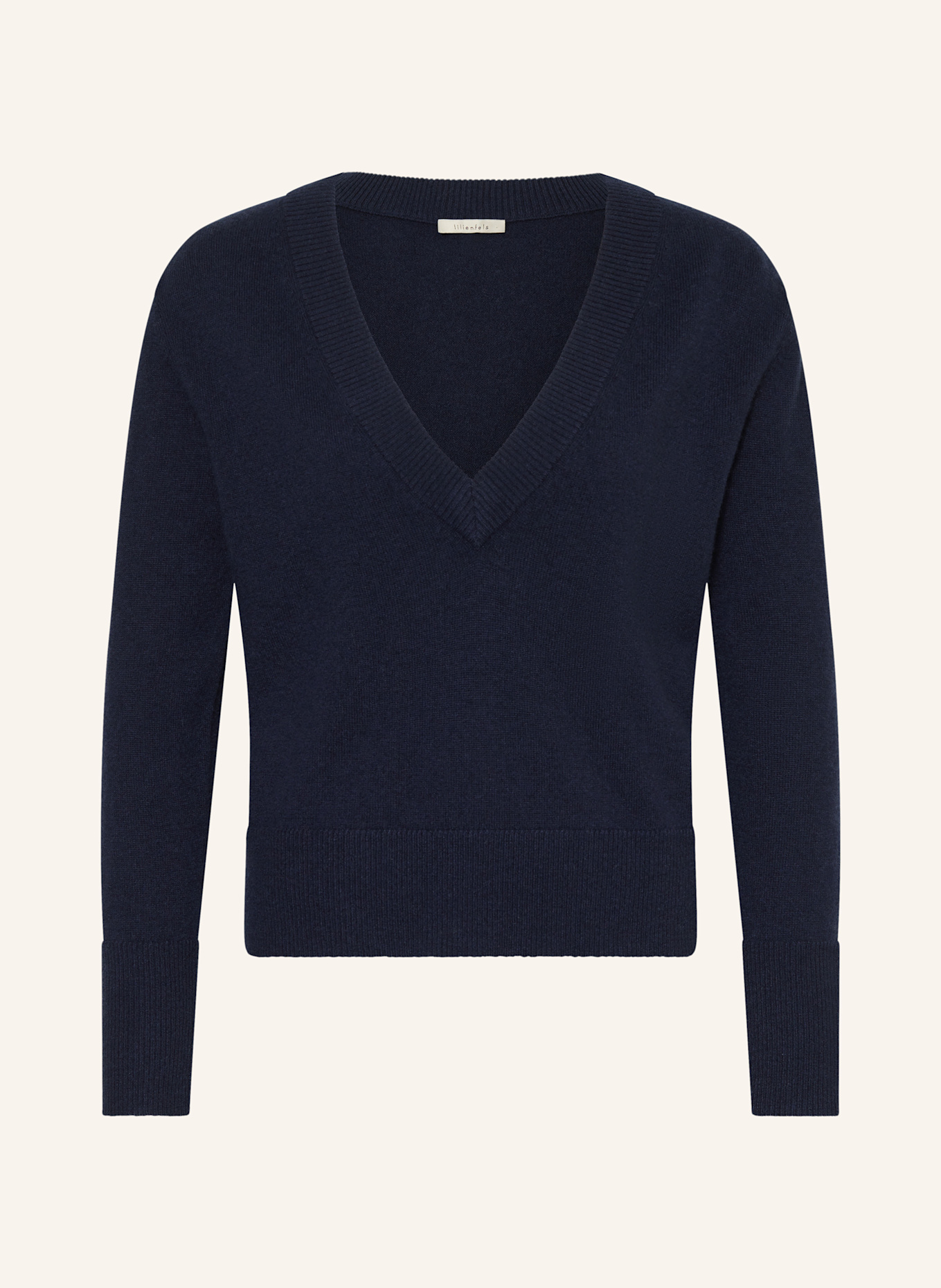 lilienfels Cashmere-Pullover: DUNKELBLAU