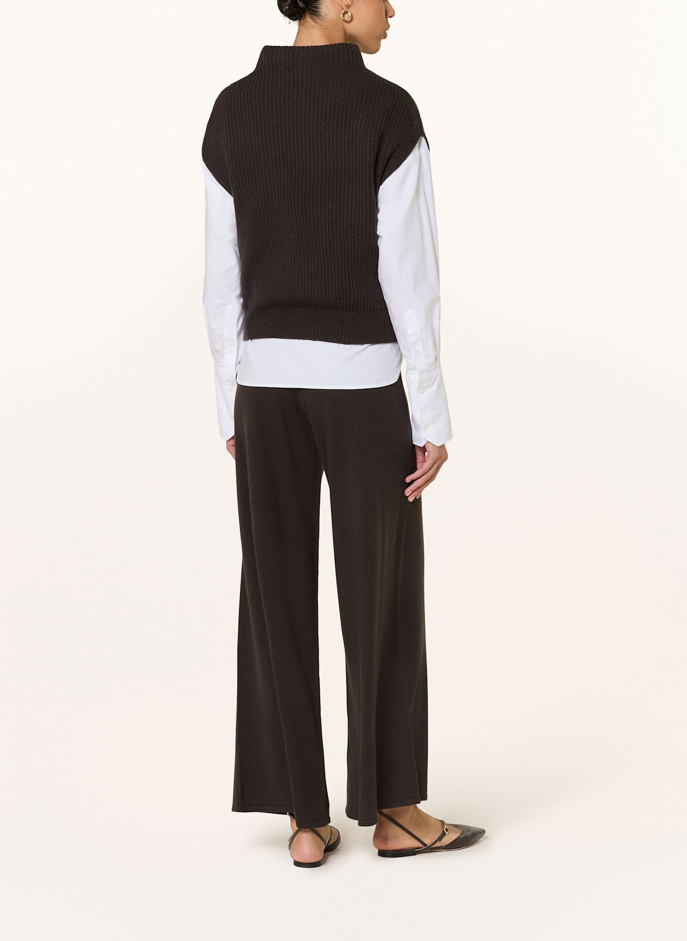 lilienfels Pullunder mit Cashmere: DUNKELBRAUN