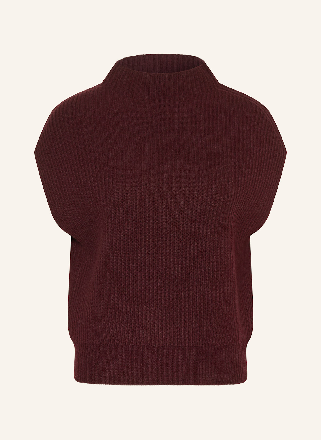 lilienfels Pullunder mit Cashmere: DUNKELROT