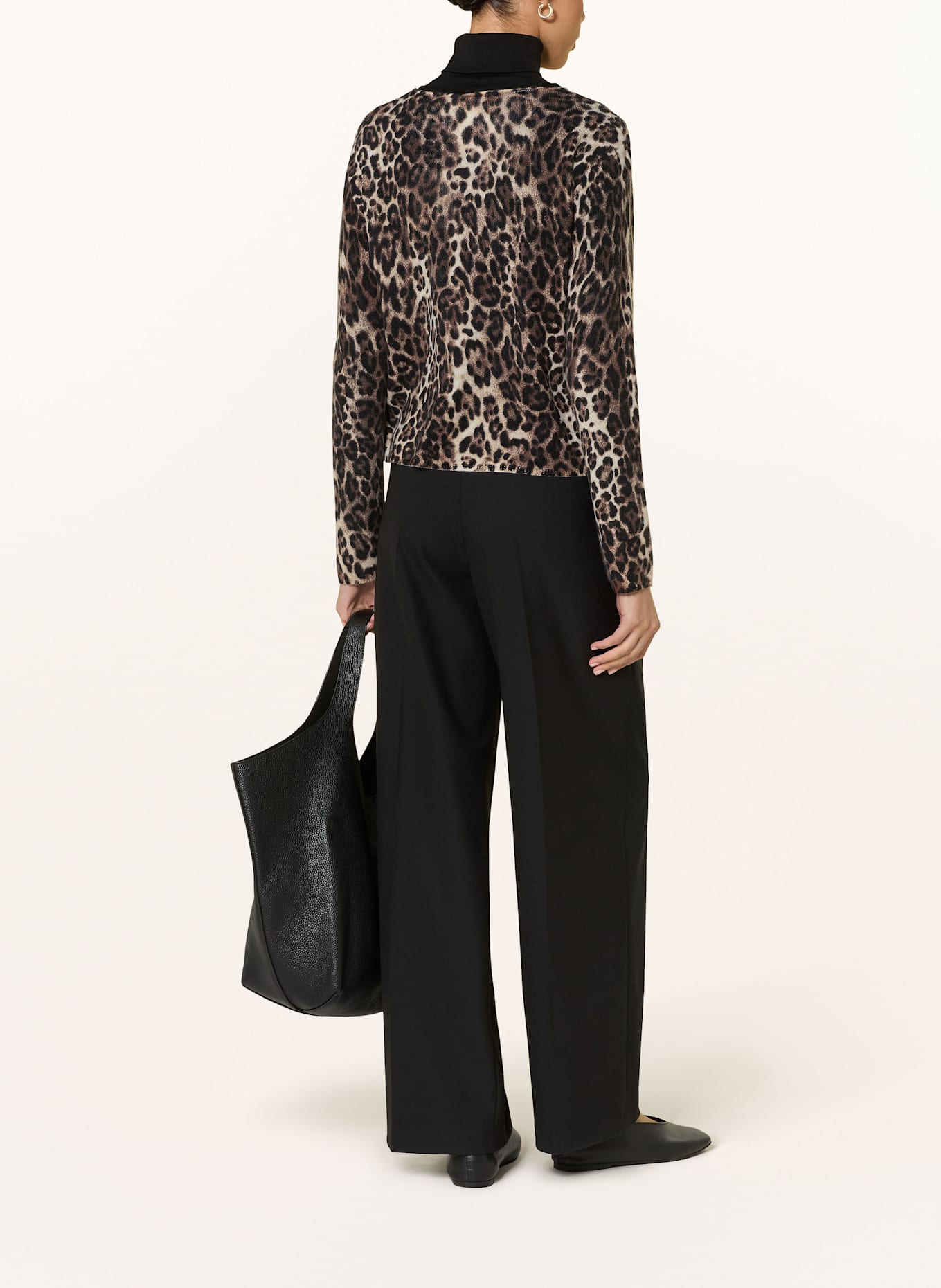 lilienfels Pullover mit Cashmere: BRAUN / SCHWARZ / CREME