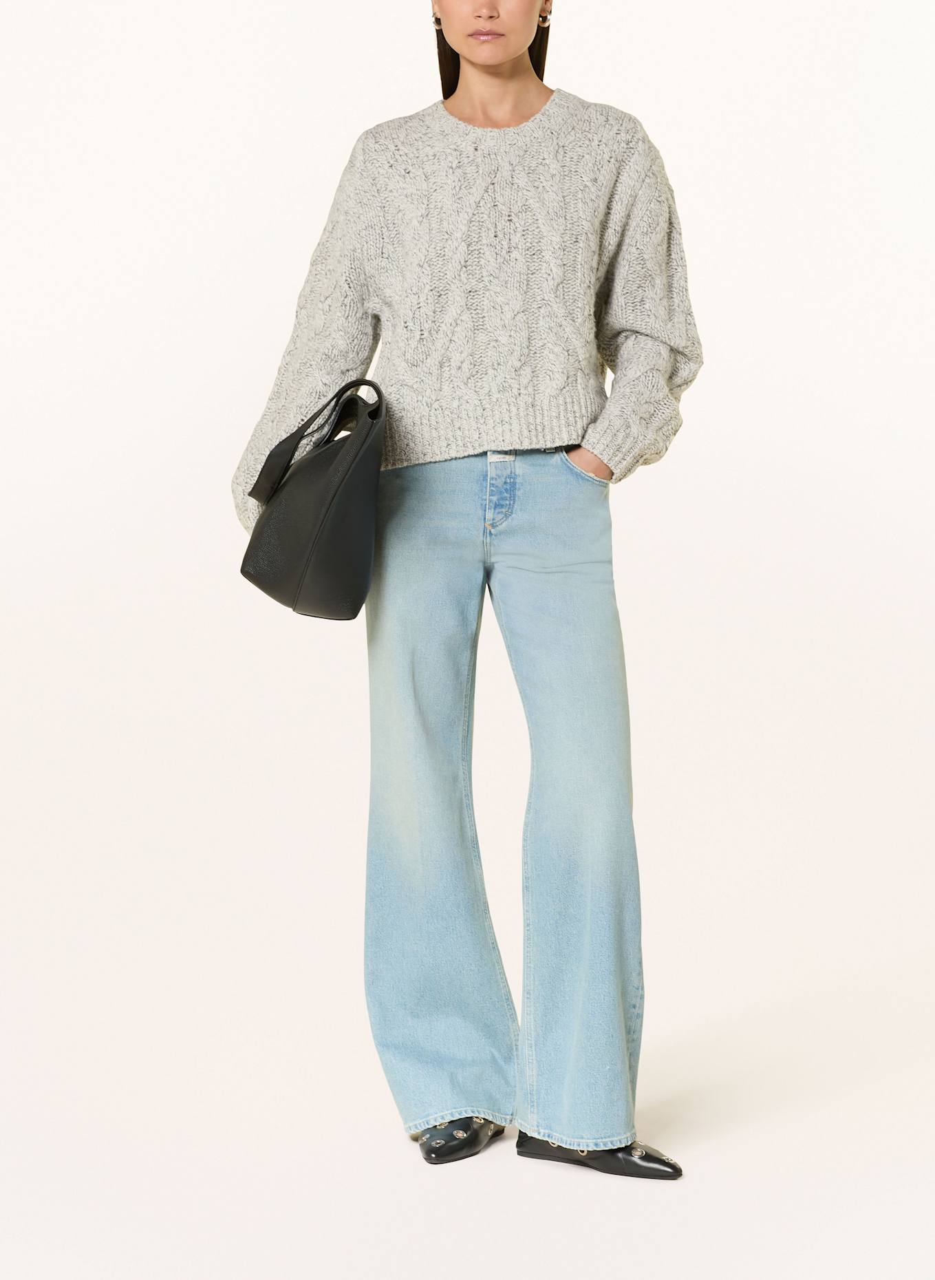 CLOSED Pullover: HELLGRAU