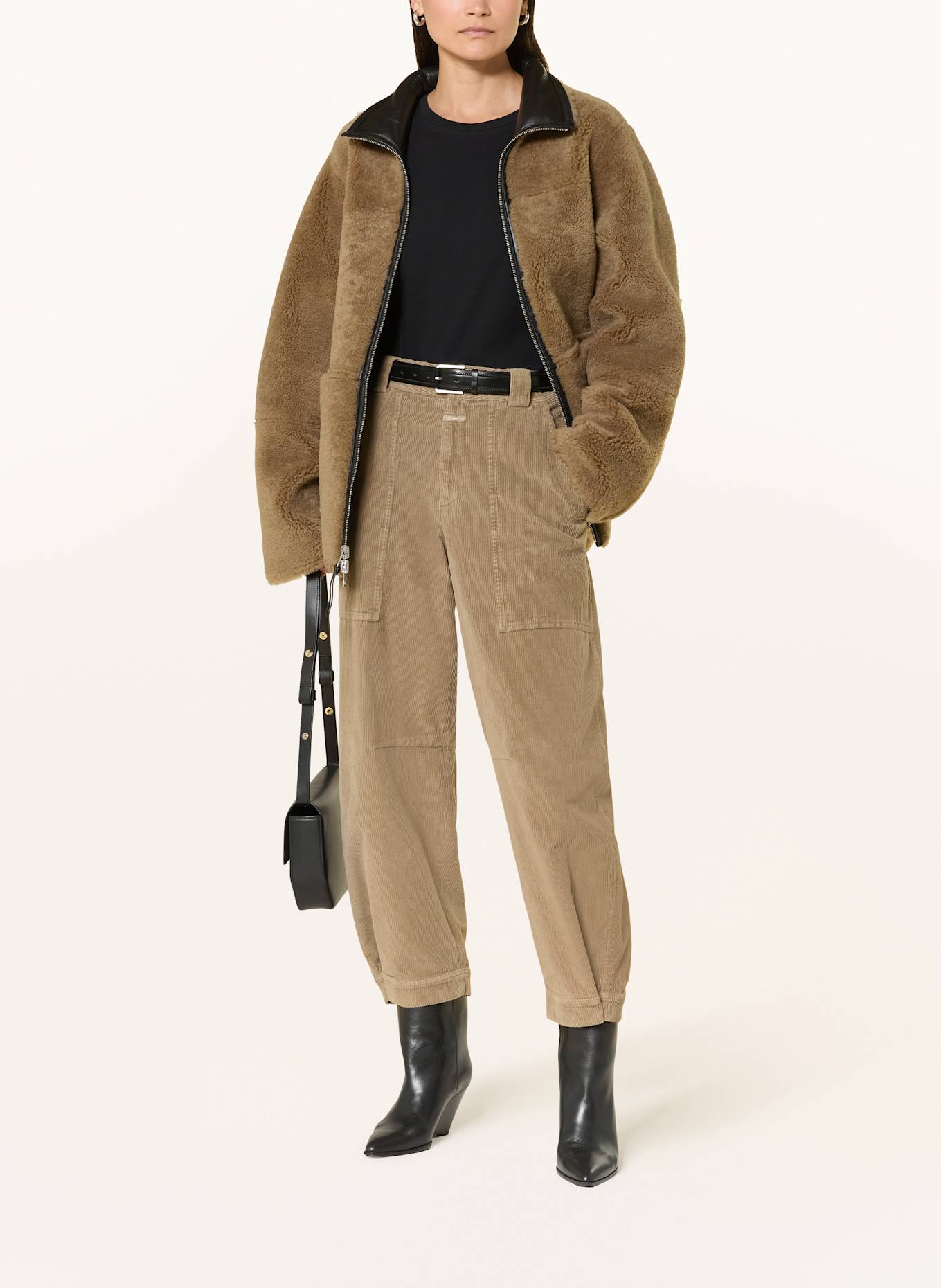 CLOSED Cordhose RHANNON: BEIGE