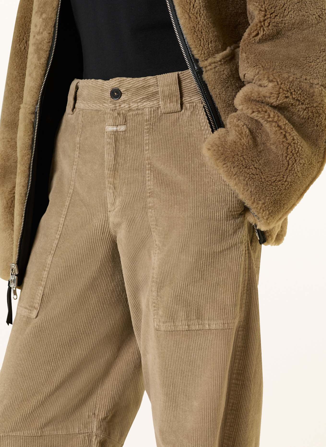 CLOSED Cordhose RHANNON: BEIGE