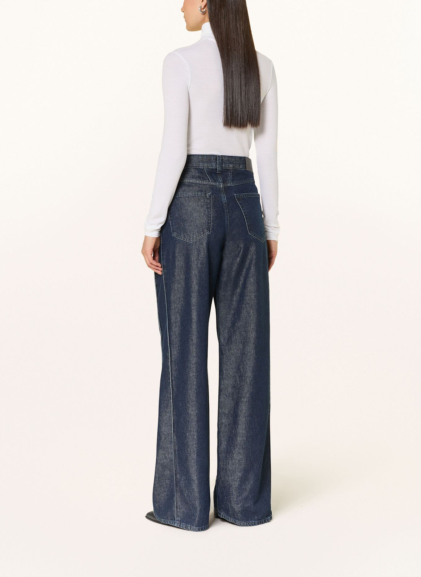 CLOSED Rollkragenshirt: WEISS