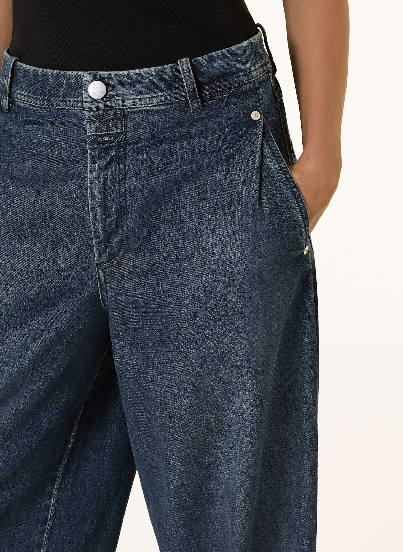 CLOSED Wide Leg Jeans WRENNA: DBL DARK BLUE