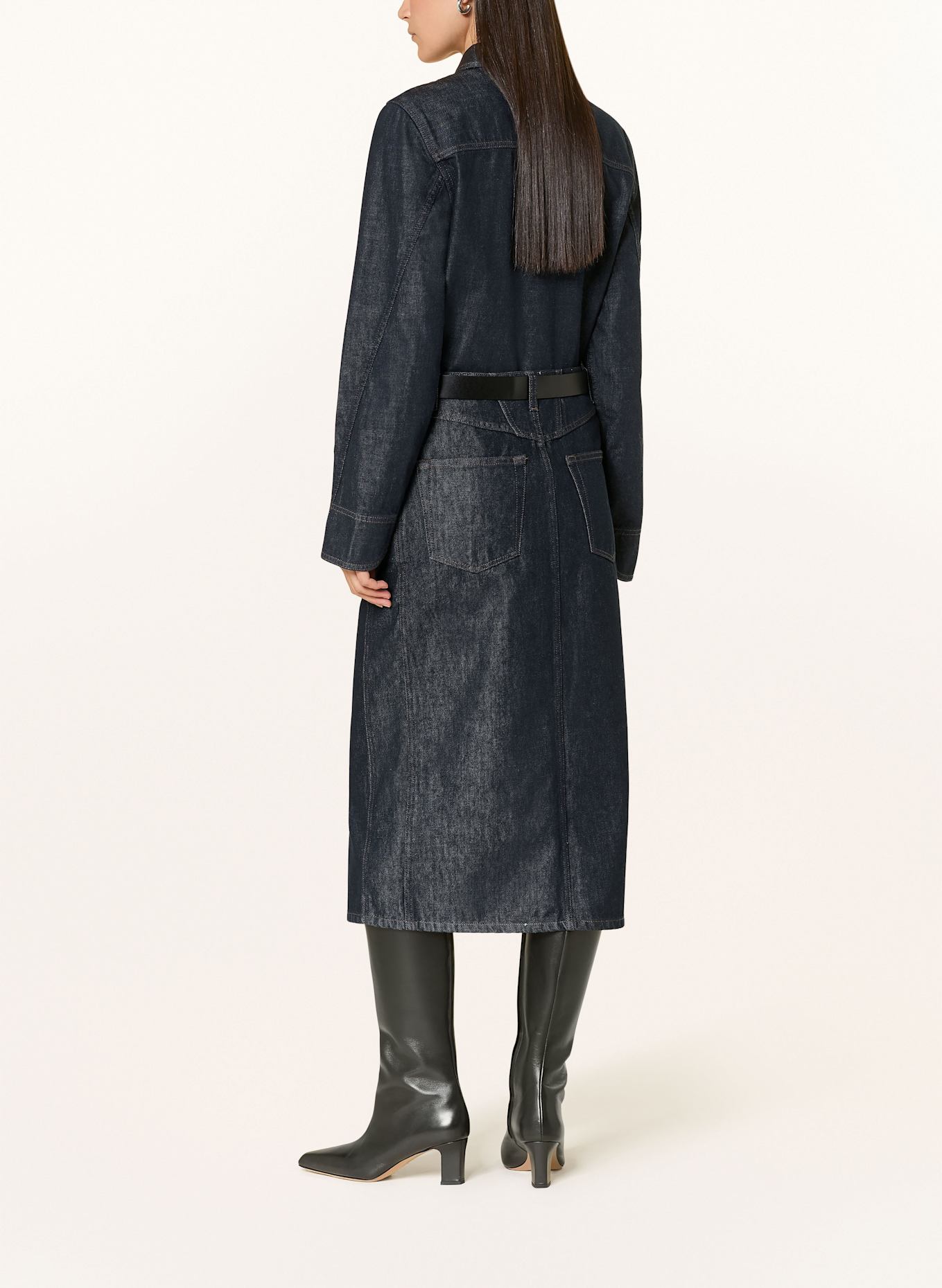 CLOSED Jeansbluse: DUNKELBLAU