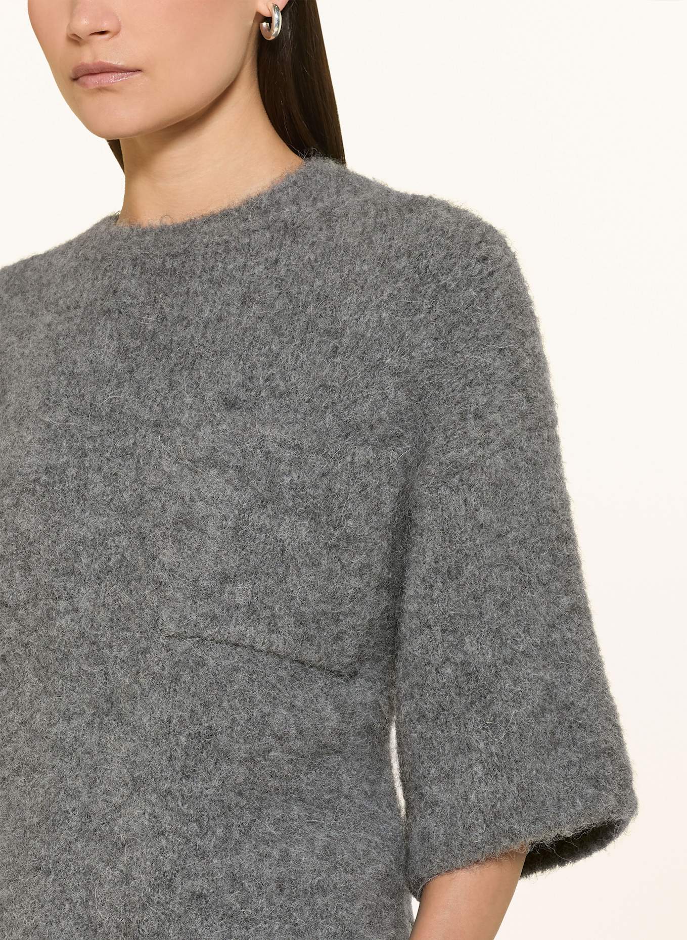 CLOSED Strickshirt: DUNKELGRAU