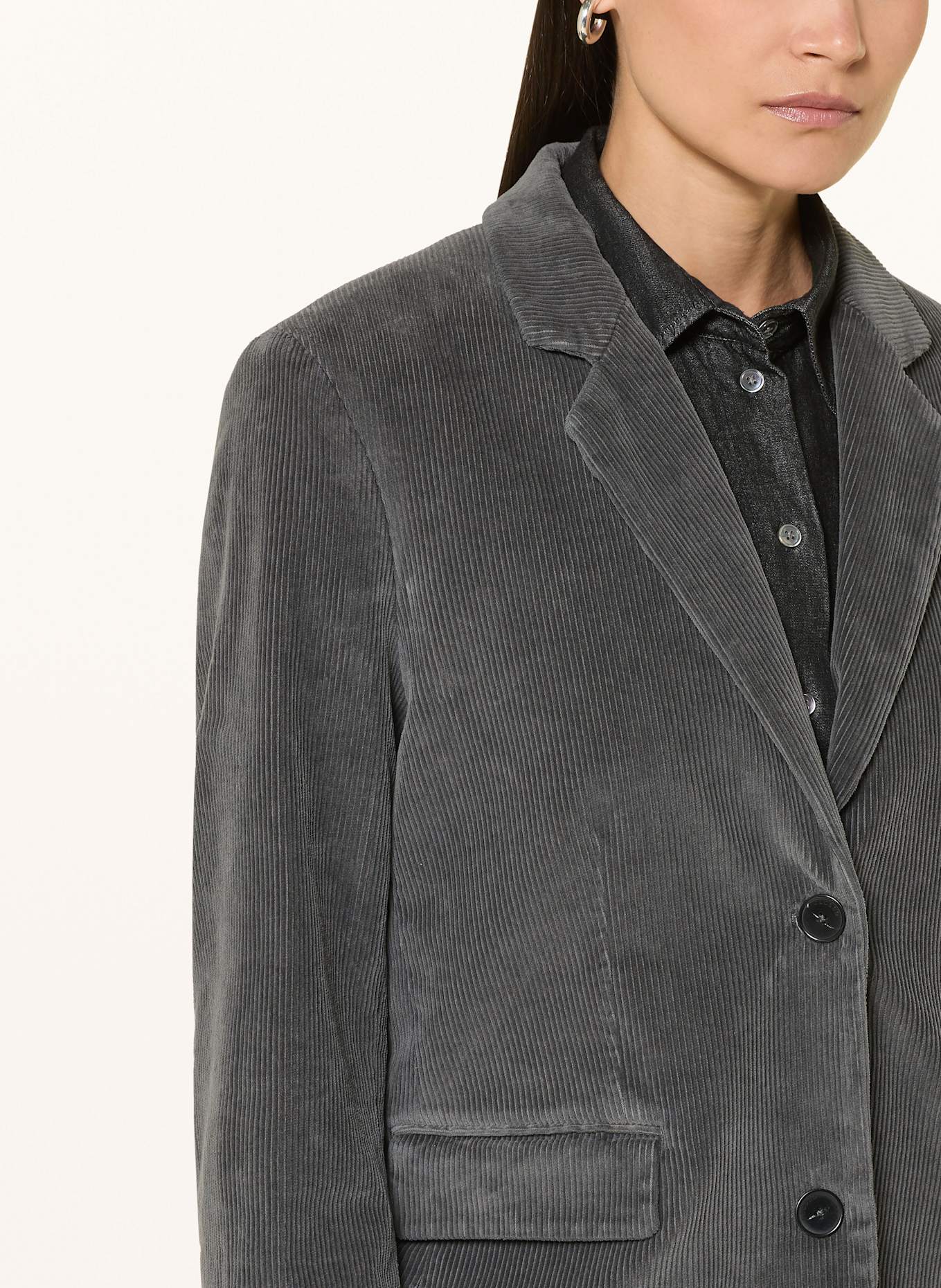 CLOSED Cordblazer LOLA: DUNKELGRAU