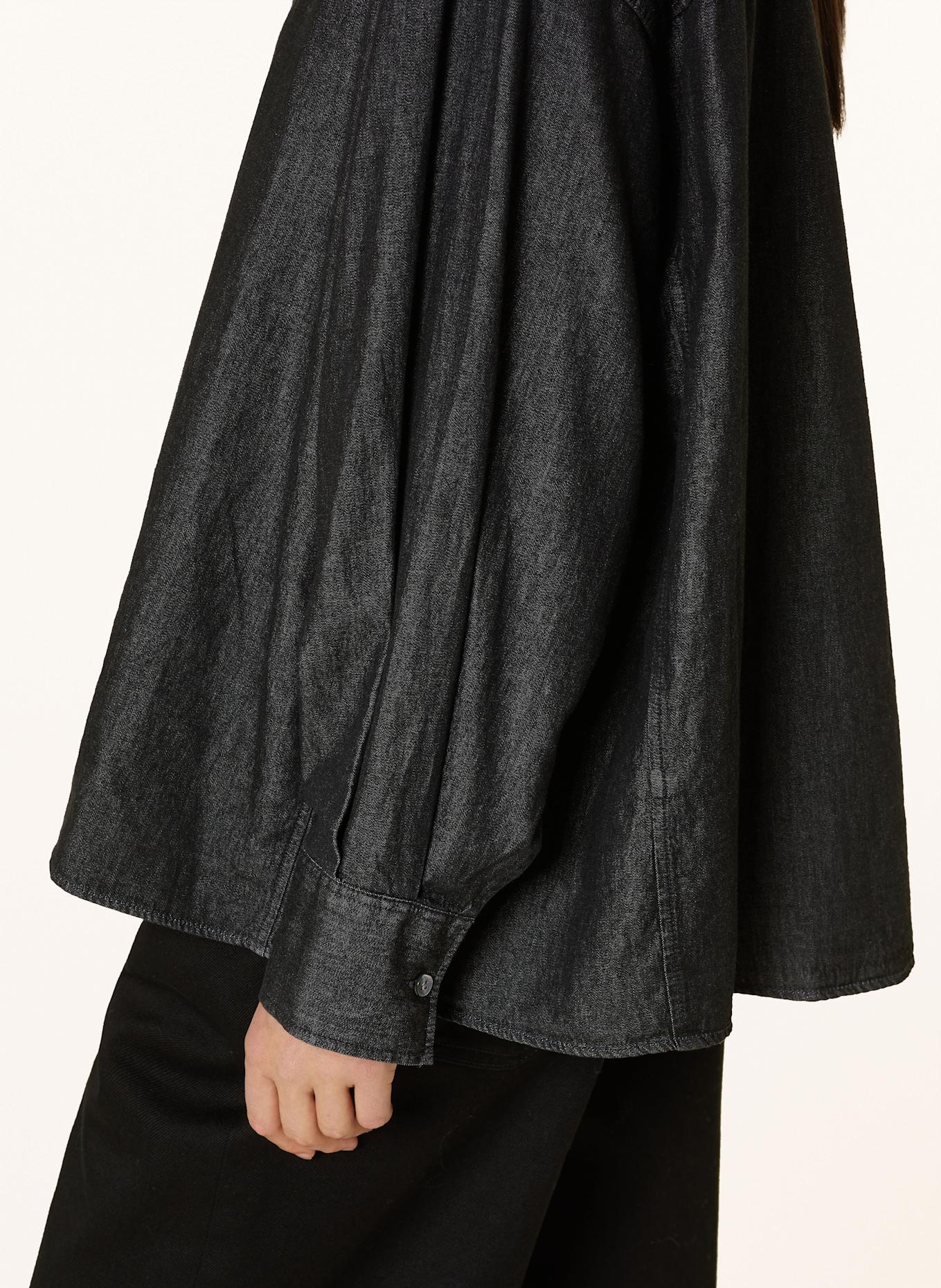 CLOSED Oversized-Hemdbluse: DUNKELGRAU