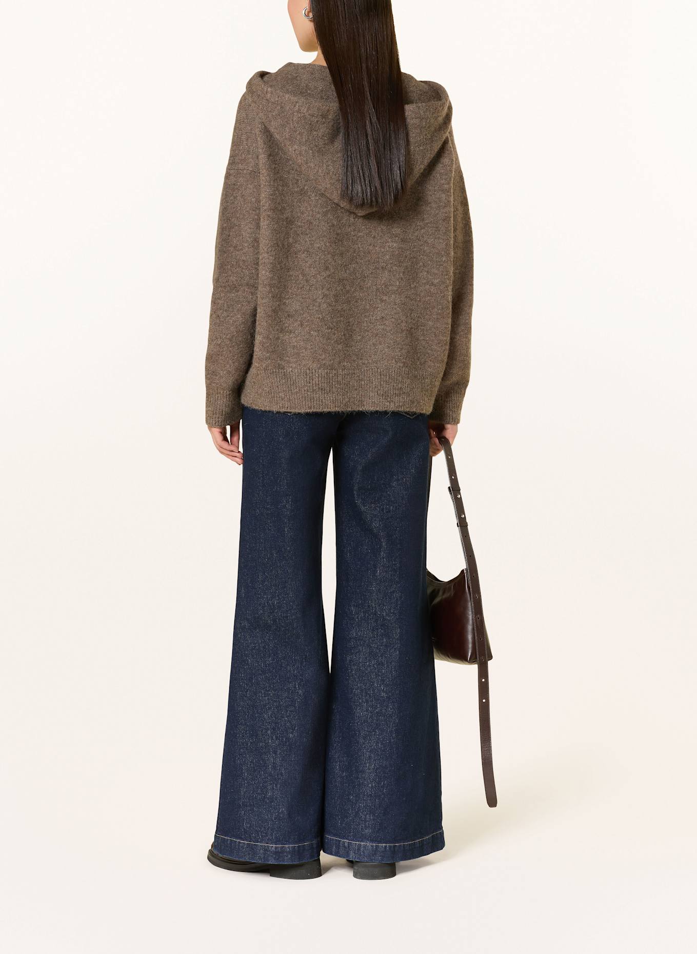 CLOSED Knit hoodie: BEIGE