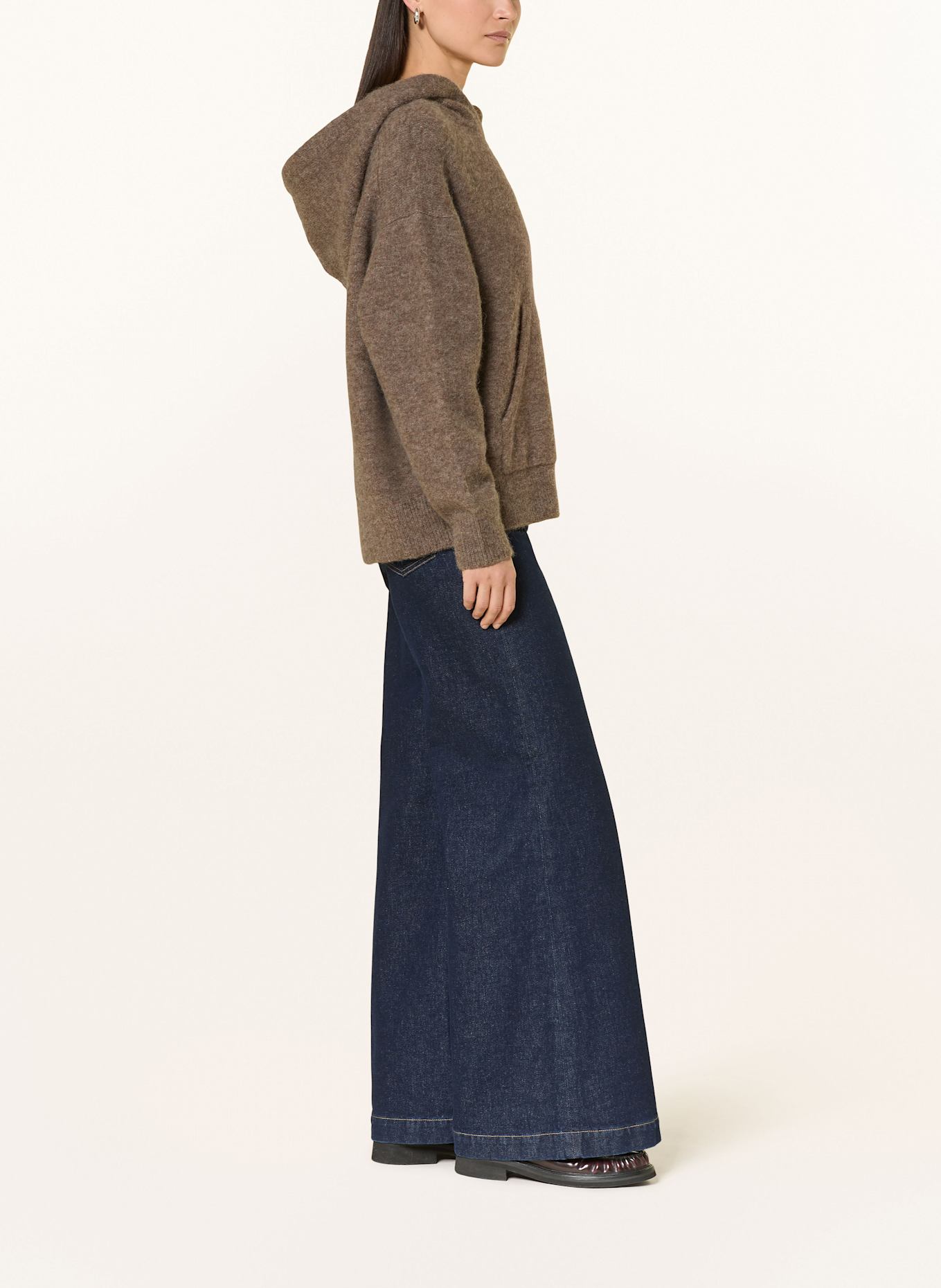 CLOSED Knit hoodie: BEIGE