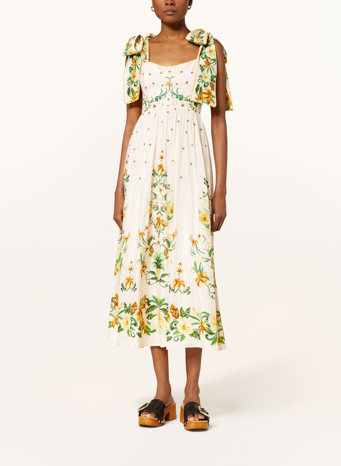 FARM RIO Sukienka: JASNORÓŻOWY / ŻÓŁTY / ZIELONY