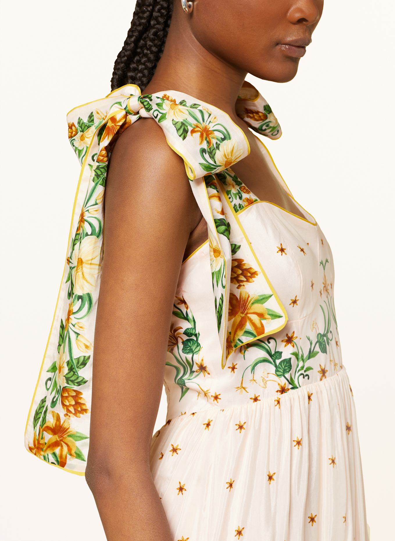 FARM RIO Sukienka: JASNORÓŻOWY / ŻÓŁTY / ZIELONY