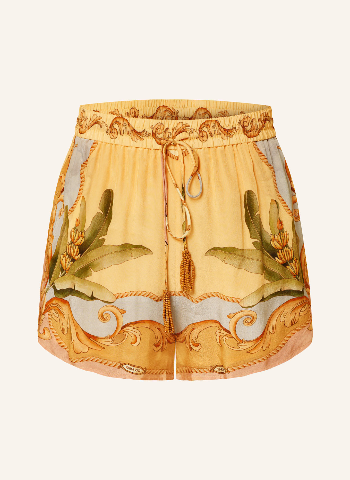 FARM RIO Shorts BANANA: HELLORANGE / BEIGE / ROSÉ