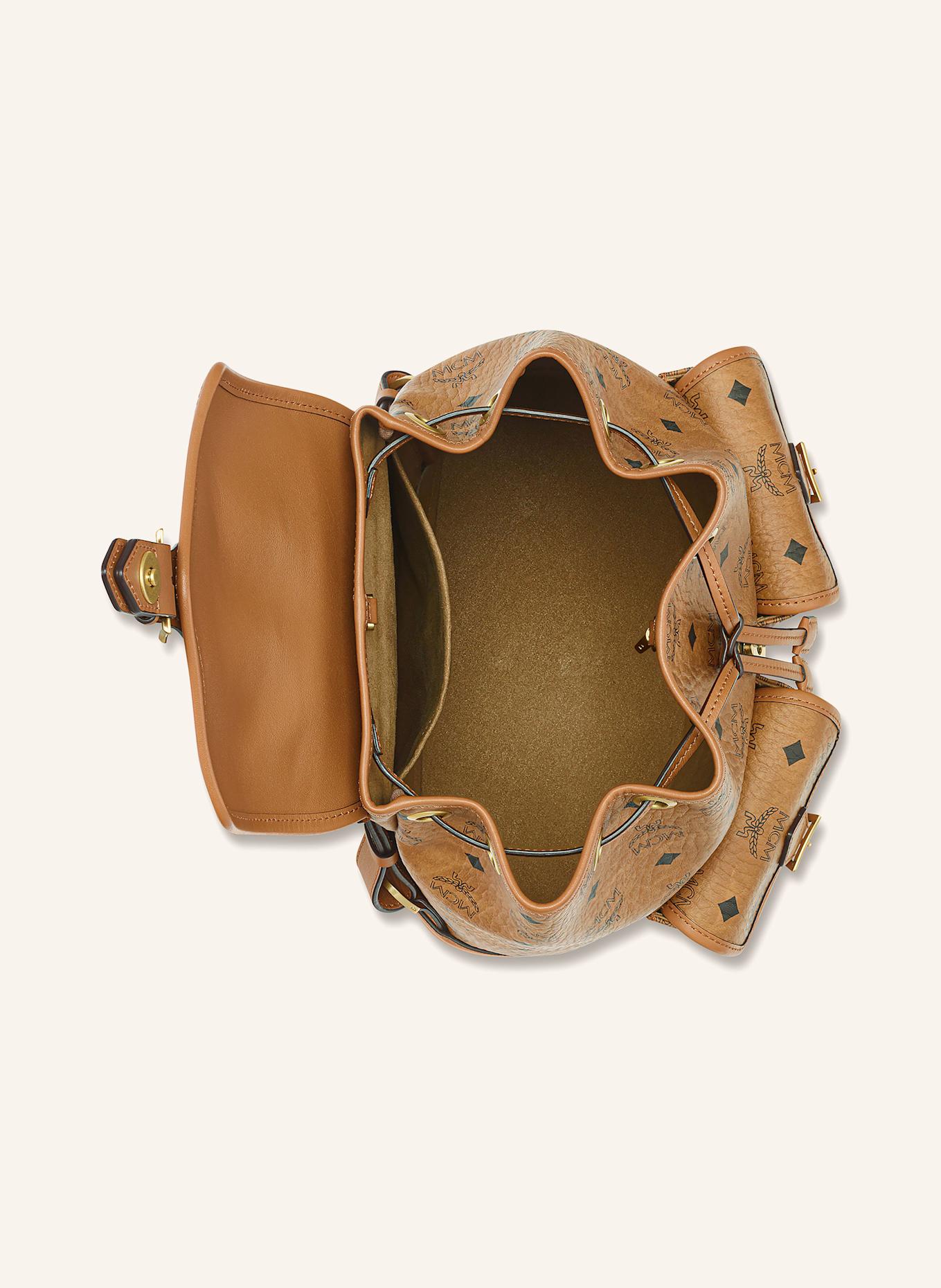MCM Rucksack AREN SMALL: COGNAC