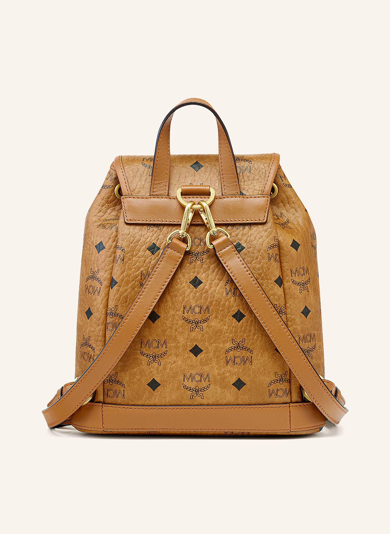 MCM Rucksack AREN MINI: COGNAC