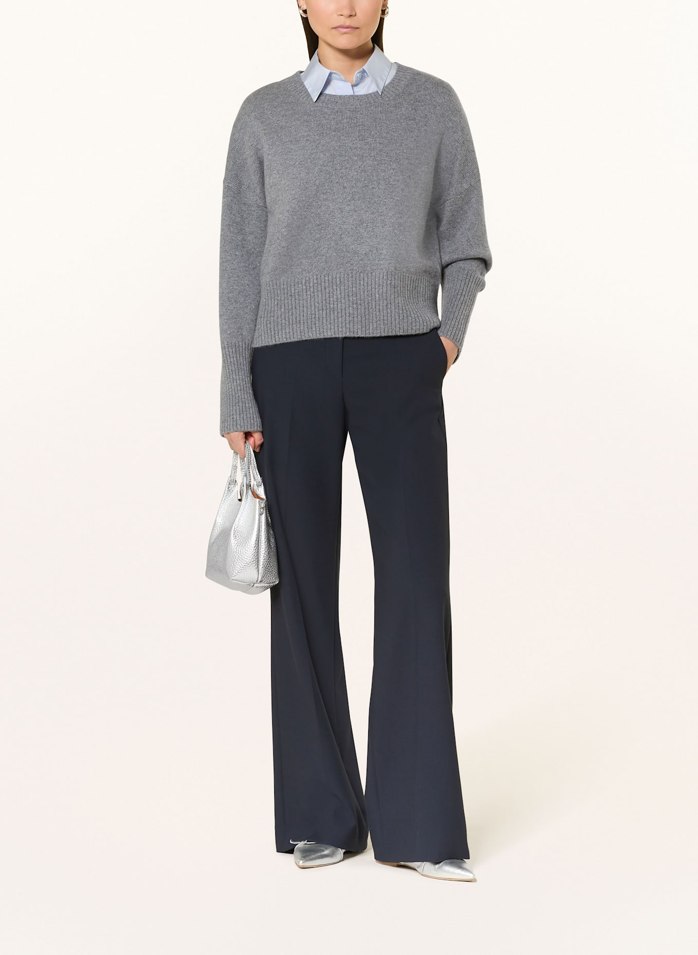 (THE MERCER) N.Y. Cashmere-Pullover: GRAU