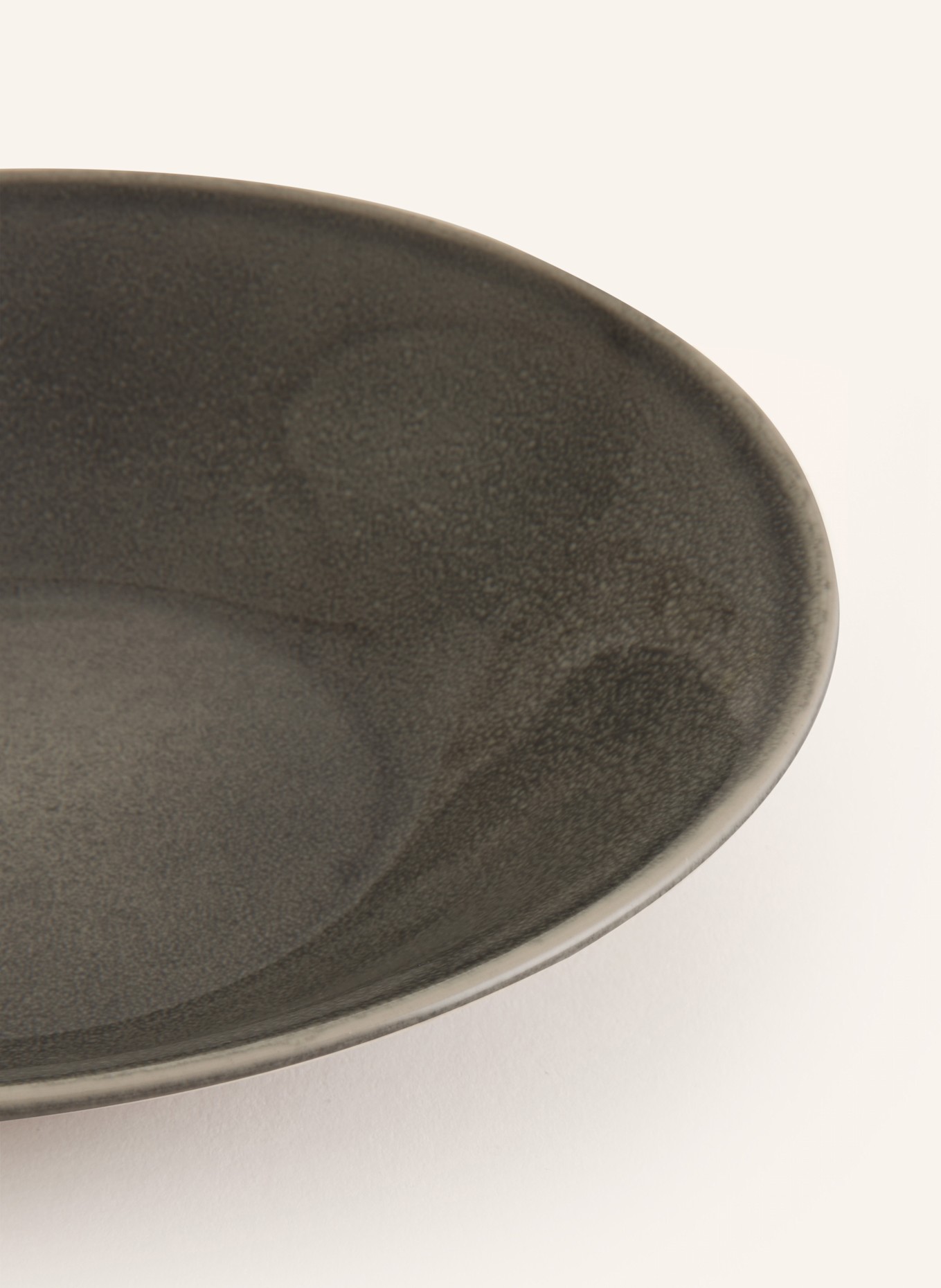 BROSTE COPENHAGEN 4er-Set Suppenteller NORDIC RAIN: GRAU