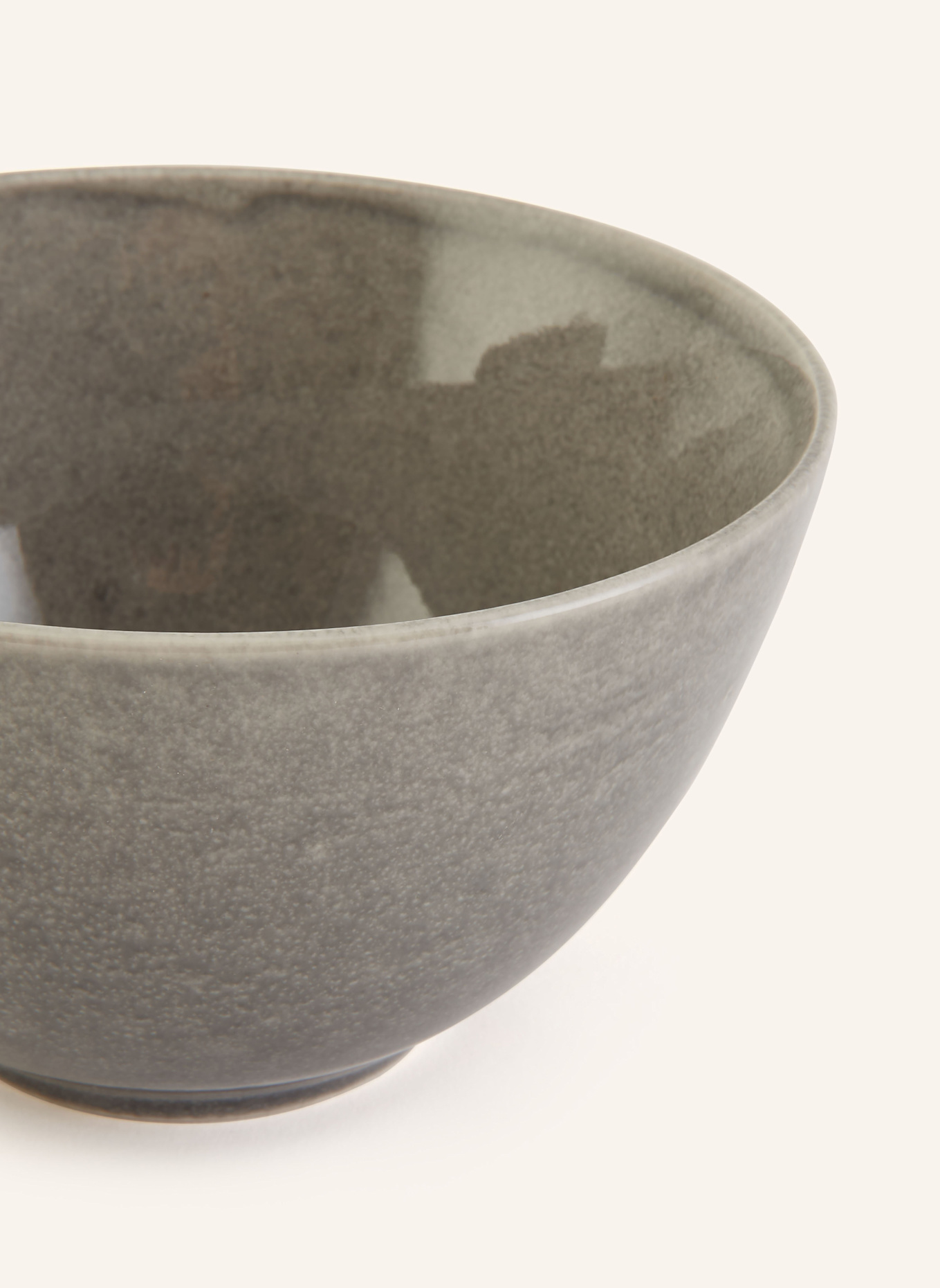 BROSTE COPENHAGEN 4er-Set Schalen NORDIC RAIN: GRAU