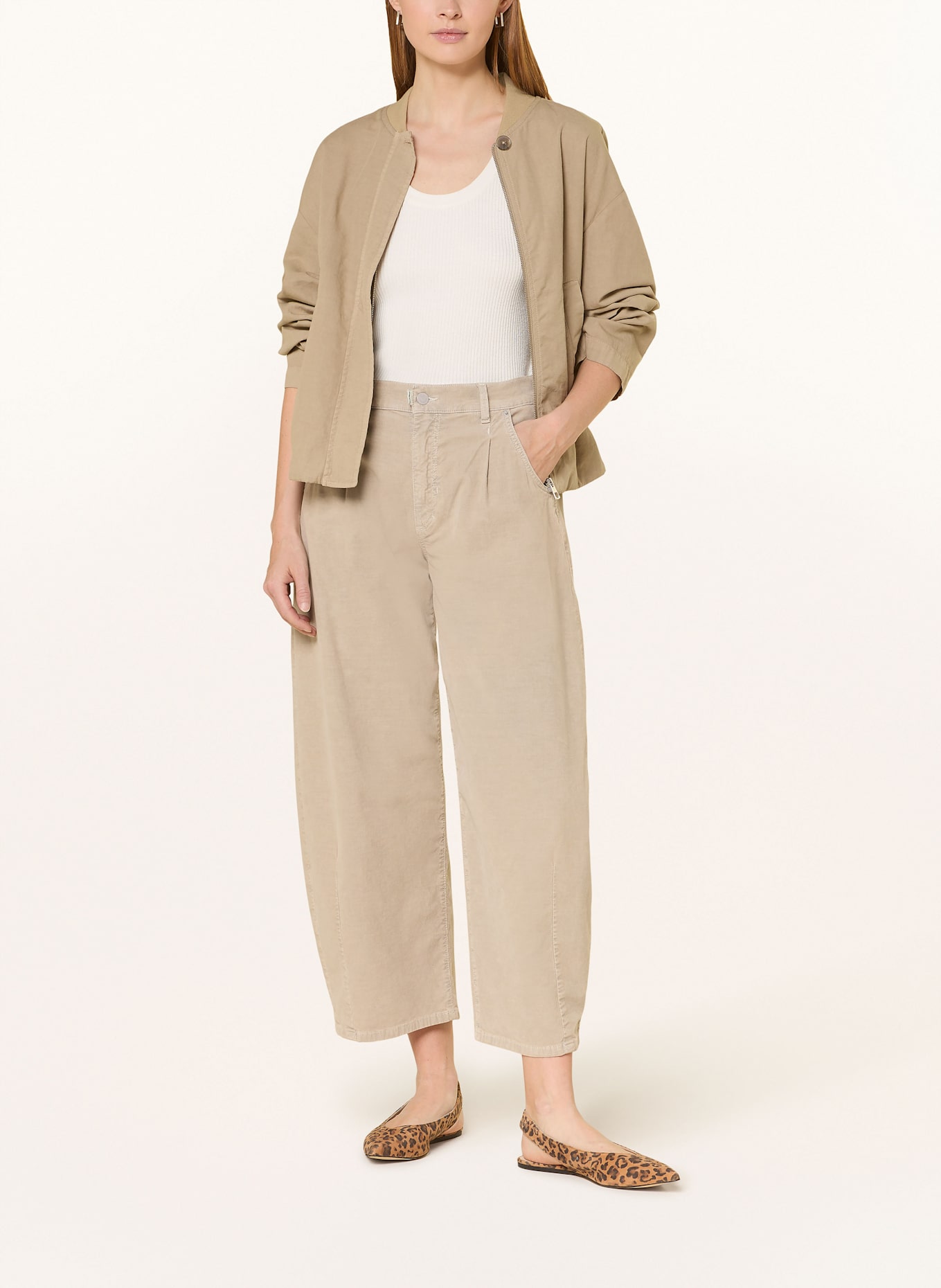 PNTS Barrel Jeans THE O SHAPE: CREME