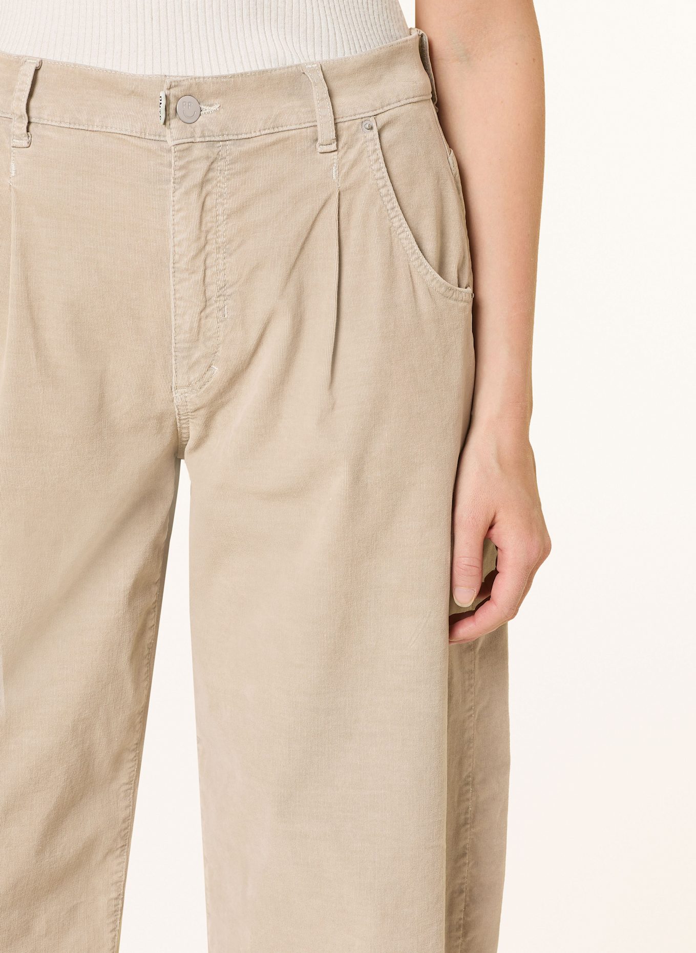 PNTS Barrel Jeans THE O SHAPE: CREME