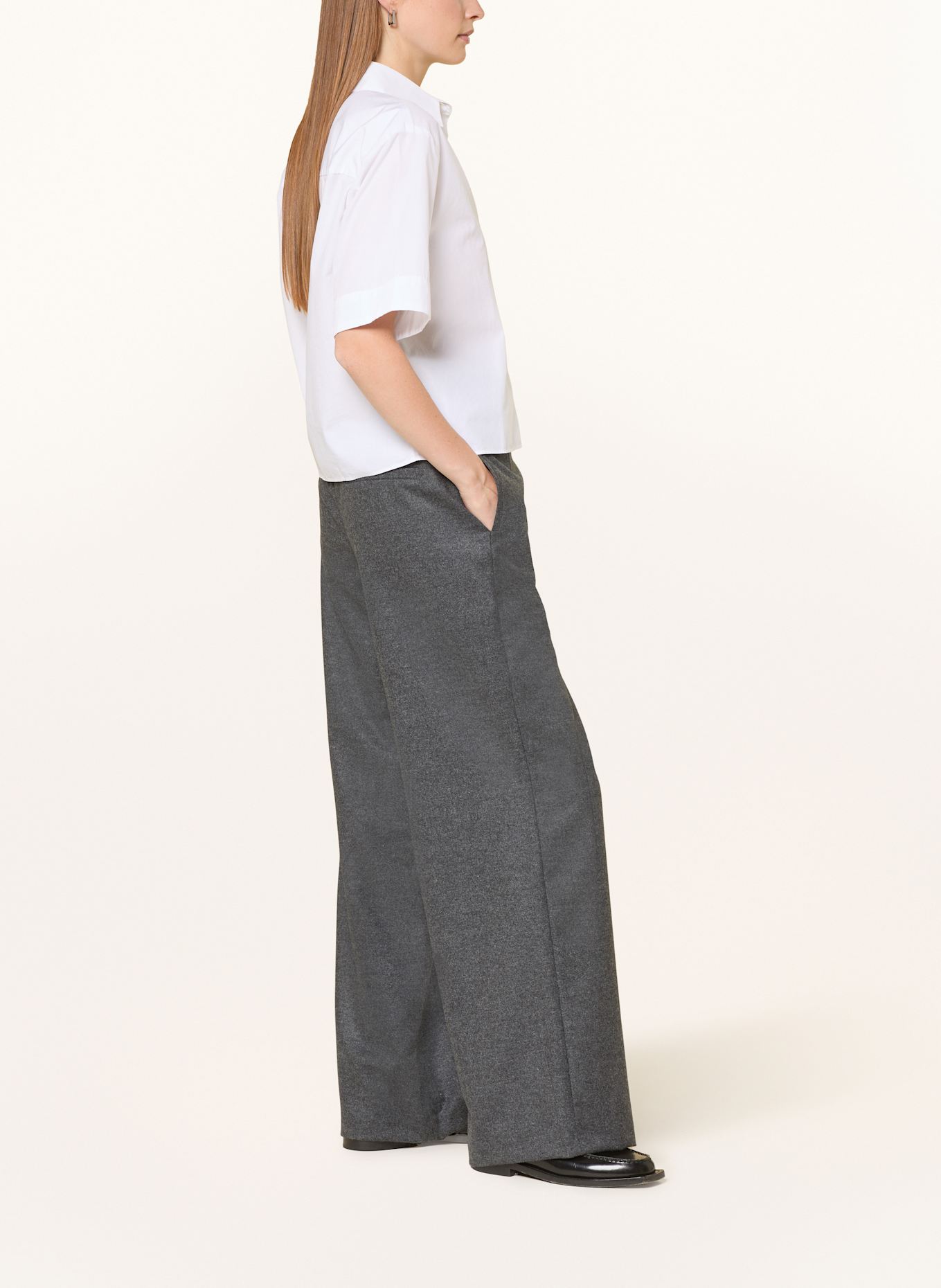 PNTS Marlenehose THE GENT: GRAU