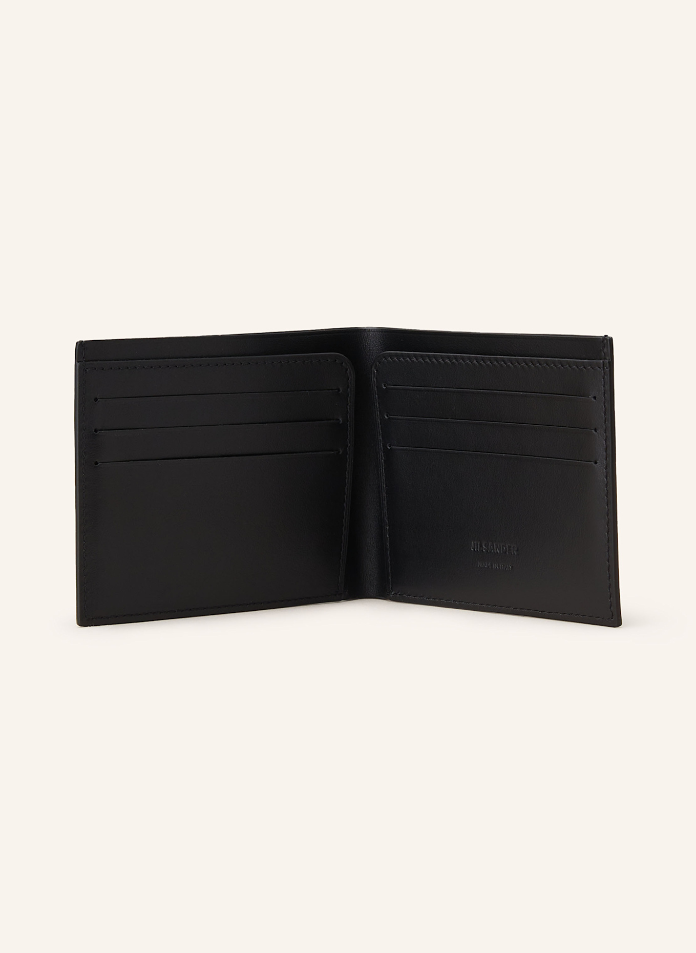 JIL SANDER Geldbörse: SCHWARZ