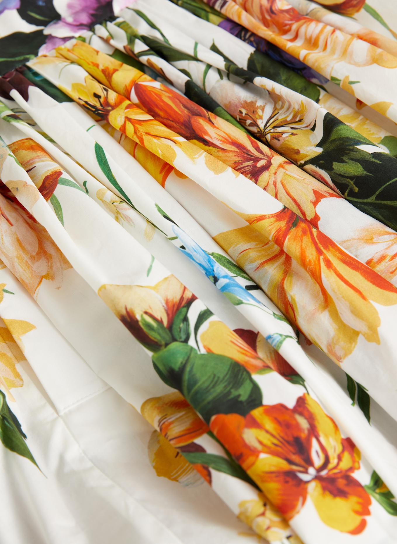 DOLCE & GABBANA Sukně: BÍLÁ / ZELENÁ / ŽLUTÁ