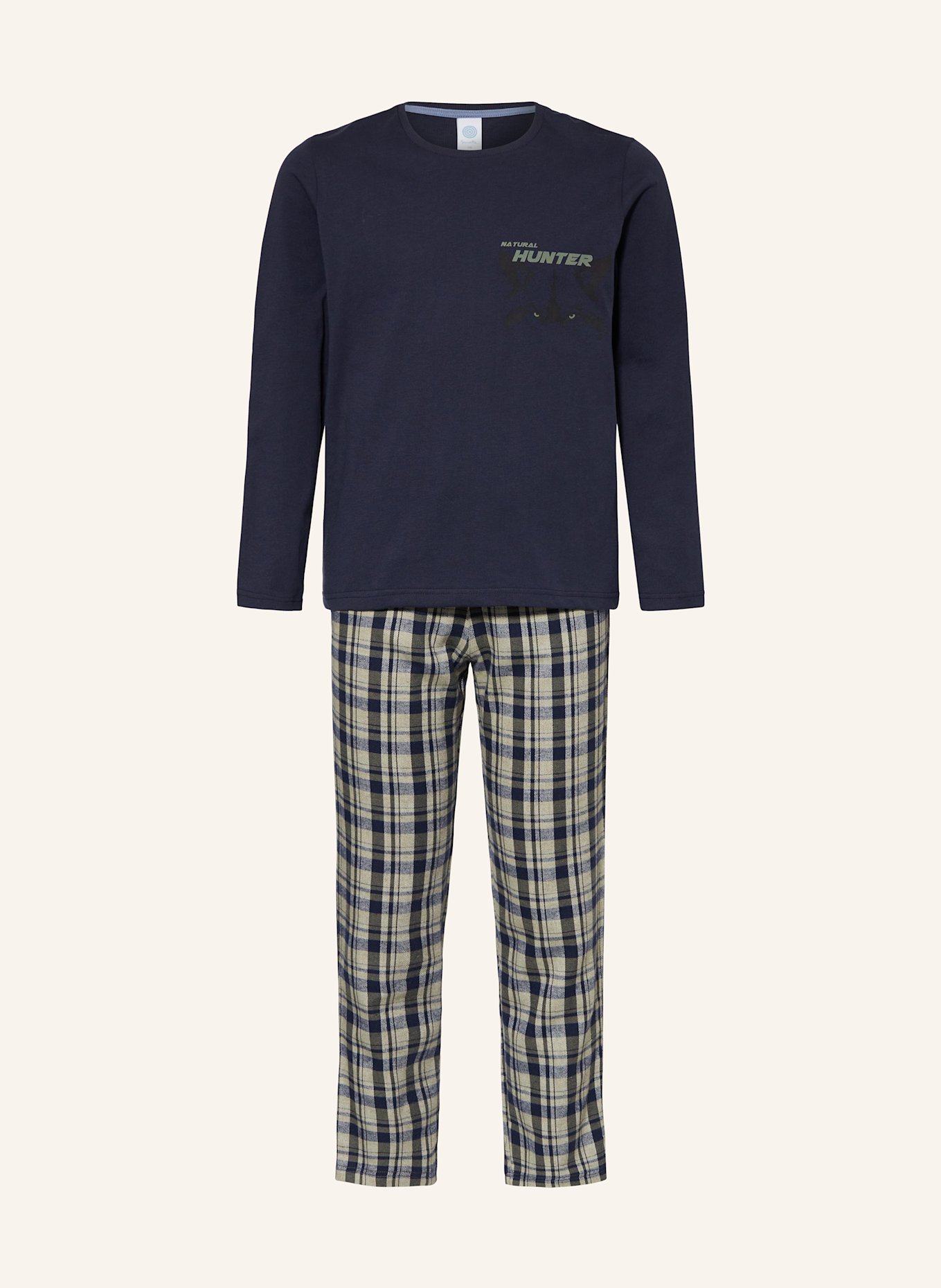 Sanetta Piżama: GRANATOWY / JASNOZIELONY