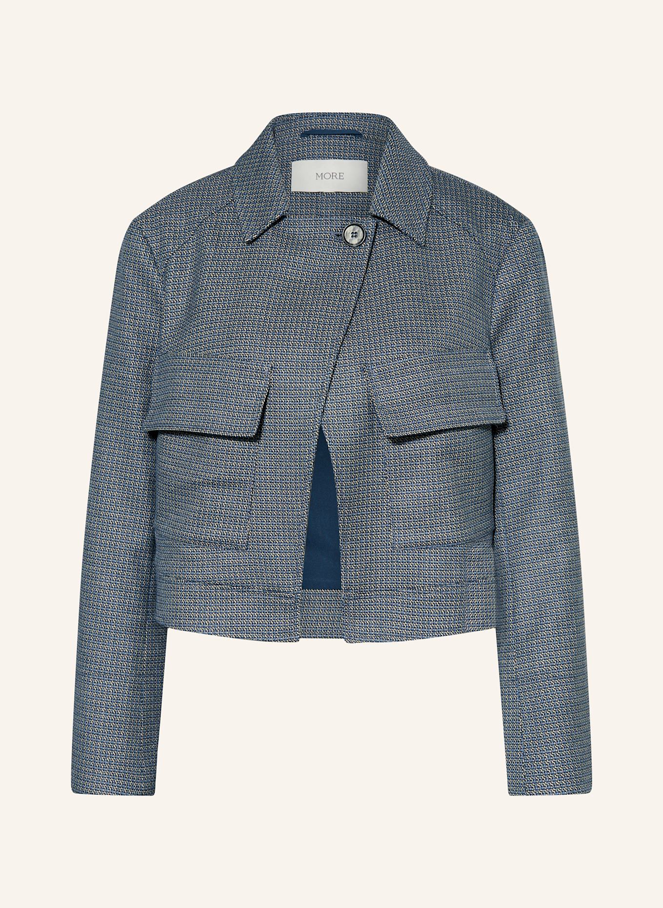 MORE Kastenjacke: BLAU / DUNKELBLAU / HELLGRAU