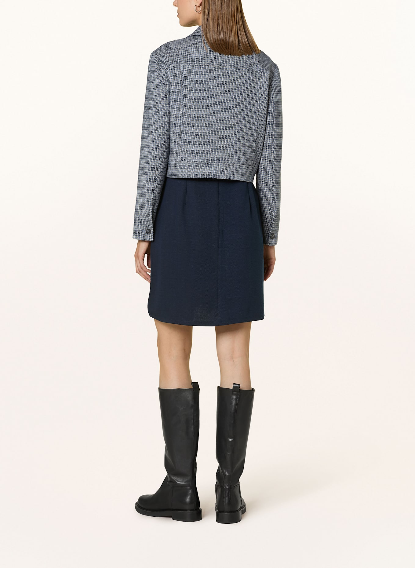 MORE Kastenjacke: BLAU / DUNKELBLAU / HELLGRAU