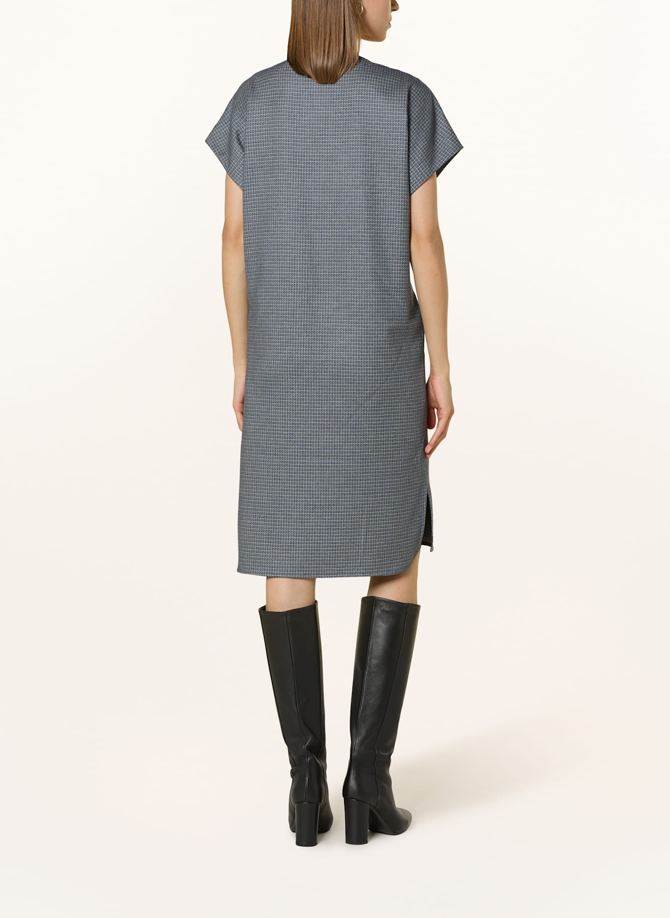 MORE Kleid: BLAU / DUNKELBLAU / HELLGRAU