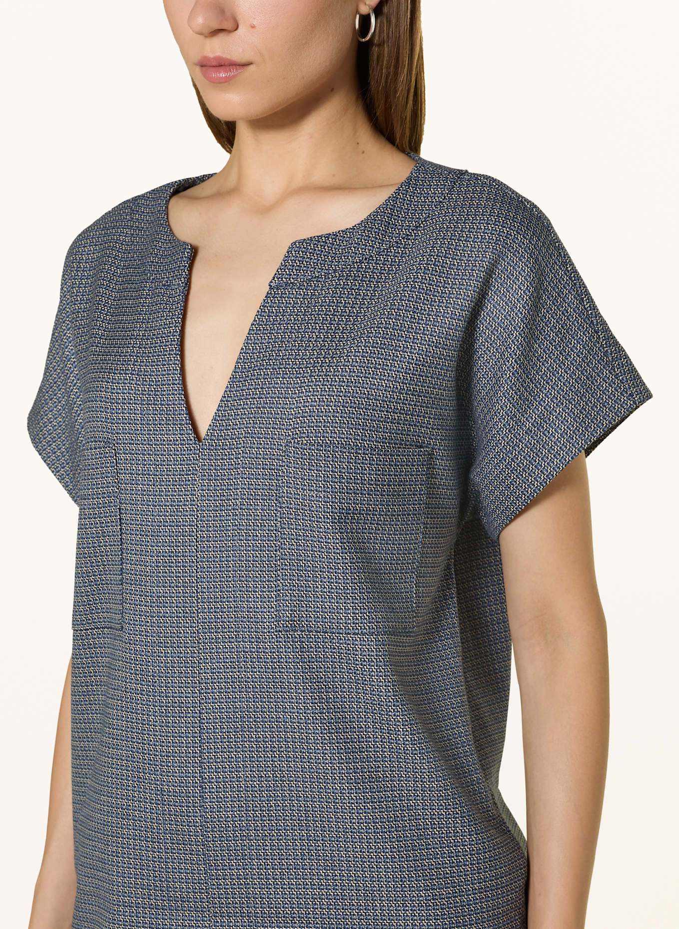 MORE Kleid: BLAU / DUNKELBLAU / HELLGRAU