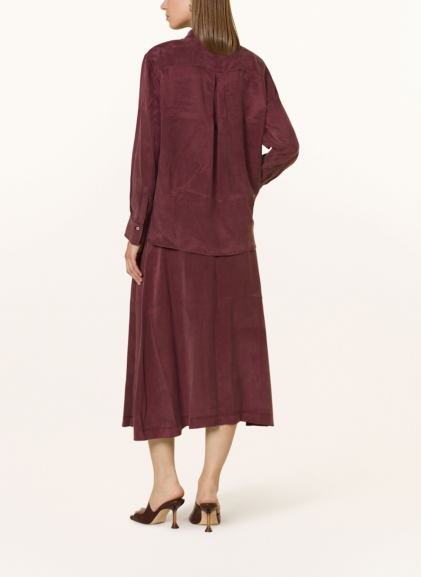 MORE Blusenshirt: DUNKELROT