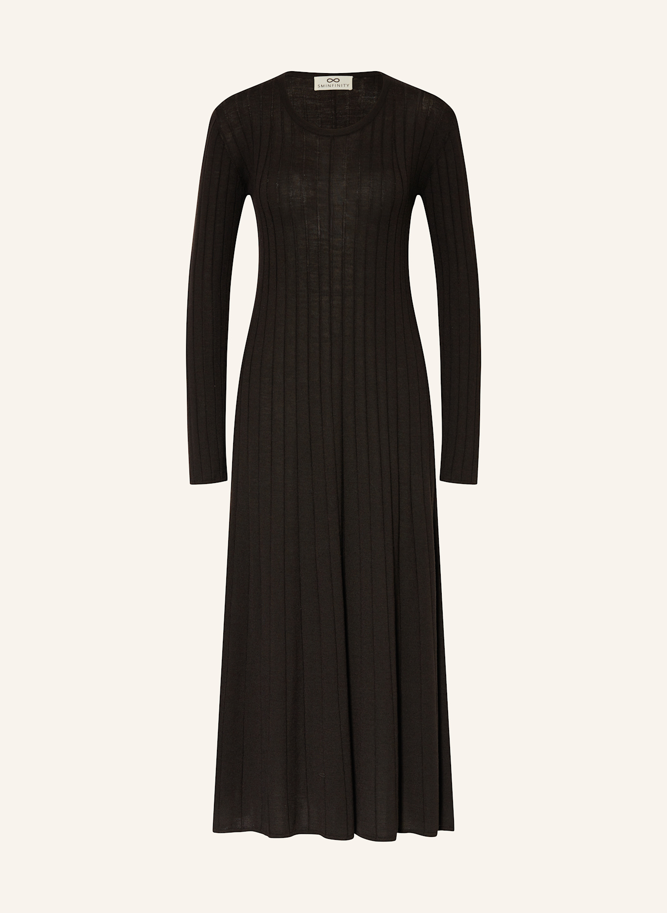 SMINFINITY Strickkleid: SCHWARZ