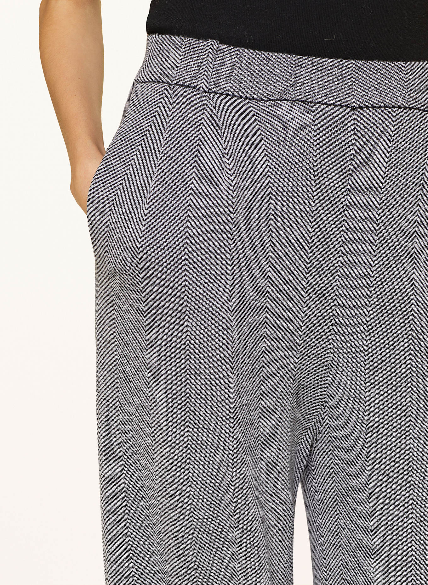 SMINFINITY Strickhose: SCHWARZ / WEISS