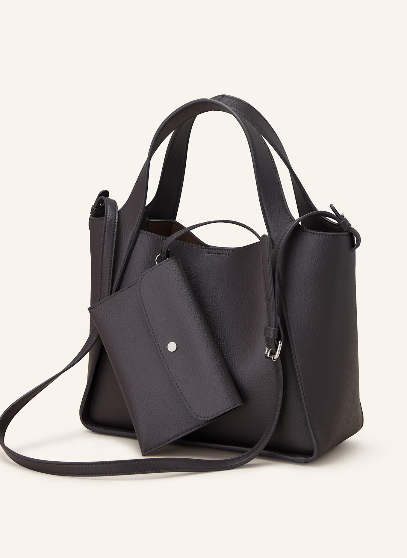 STELLA McCARTNEY Shopper mit Pouch: DUNKELGRAU