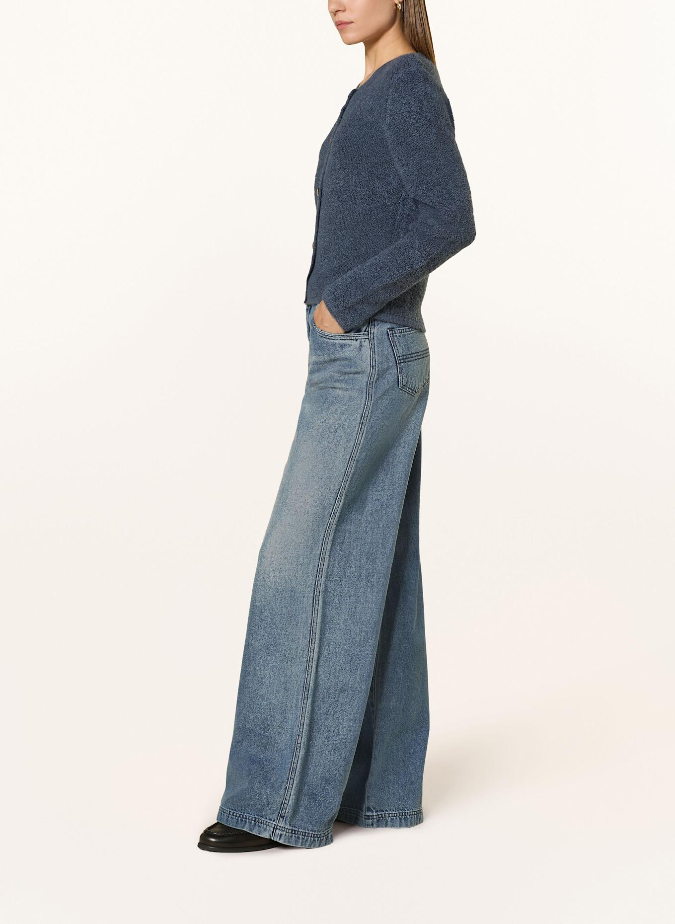 MORE & MORE Jeansy wide leg: 0961 LIGHT BLUE DENIM