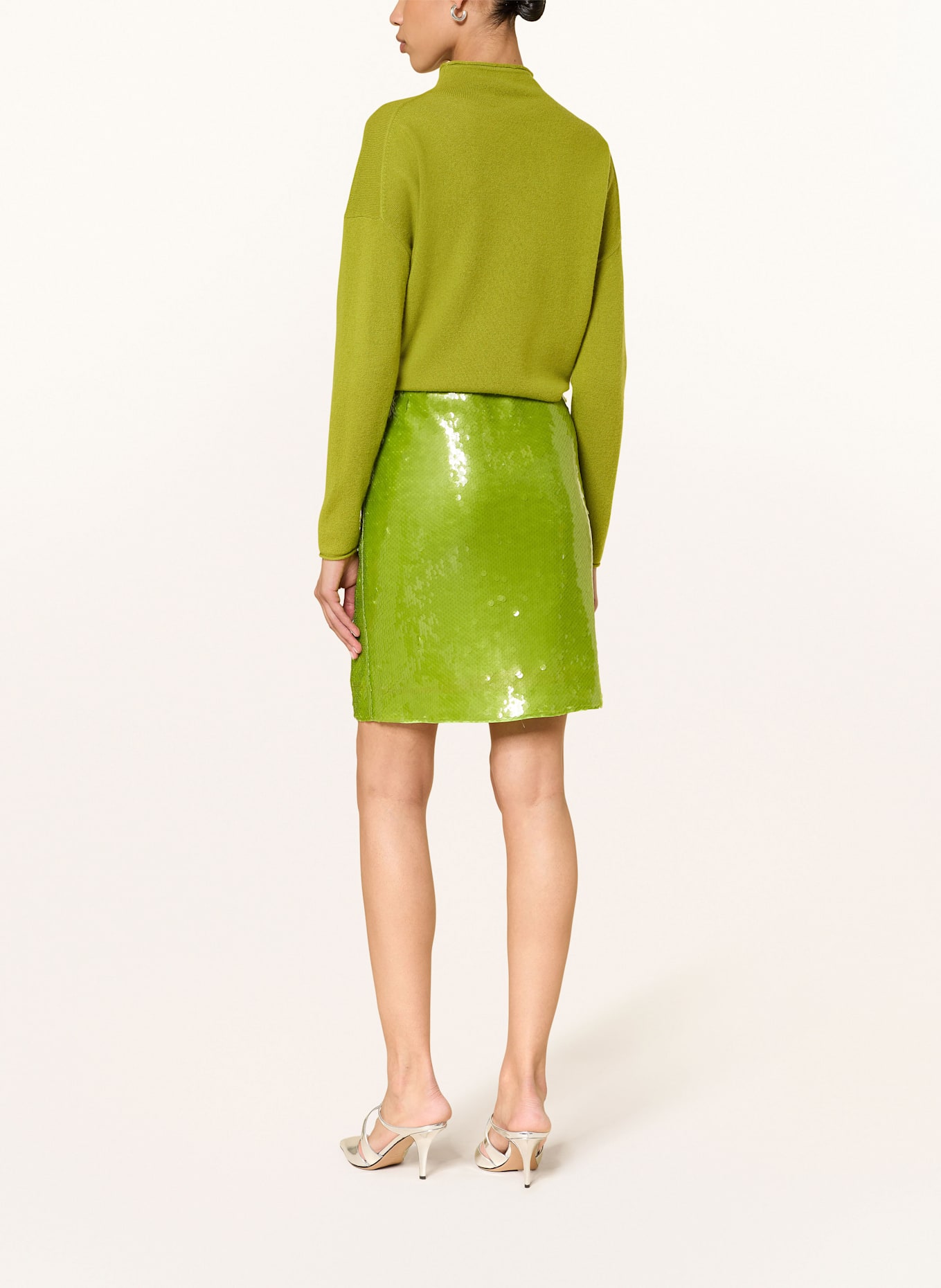 LUISA CERANO Pullover: HELLGRÜN