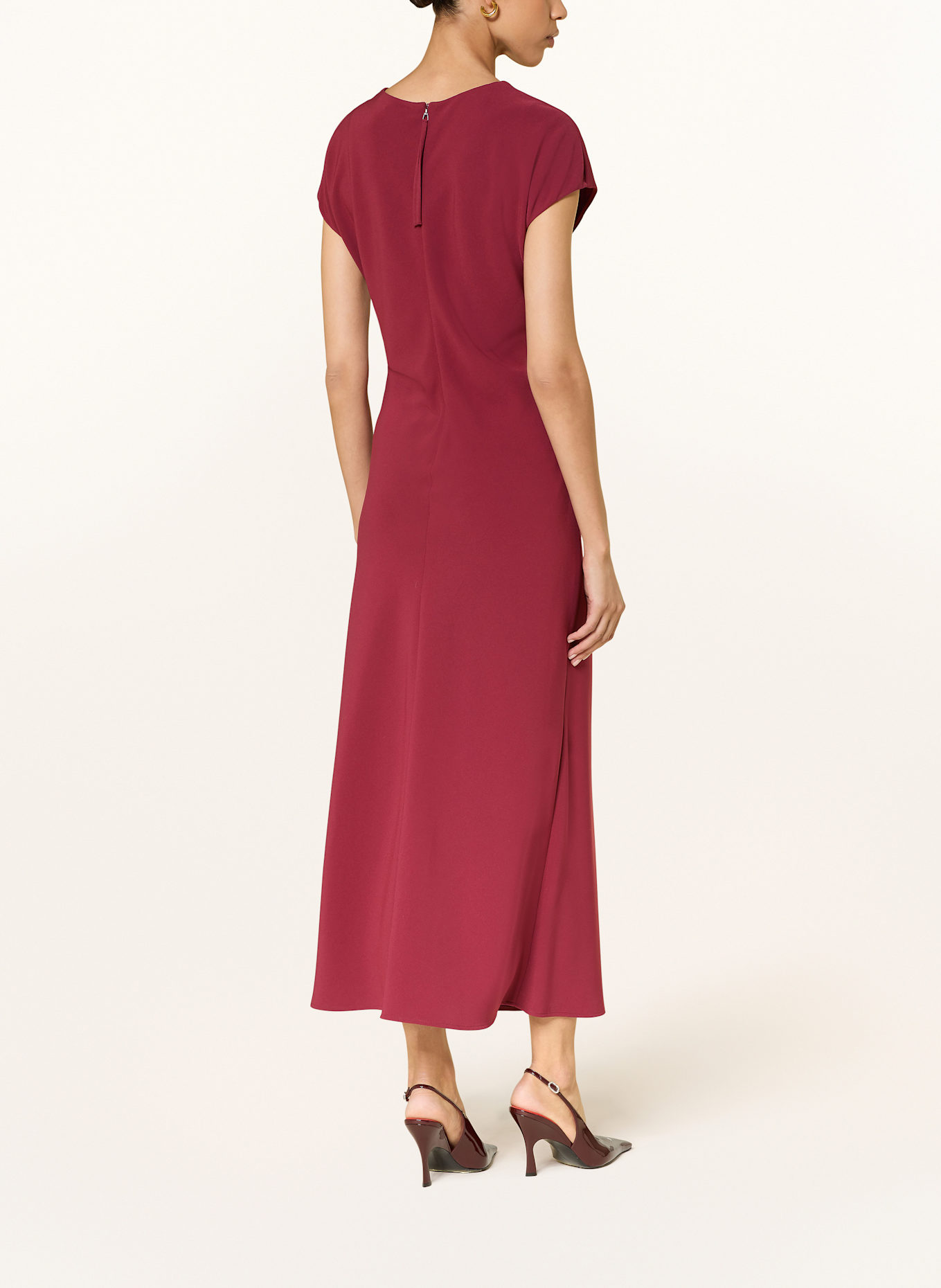 LUISA CERANO Kleid: DUNKELROT