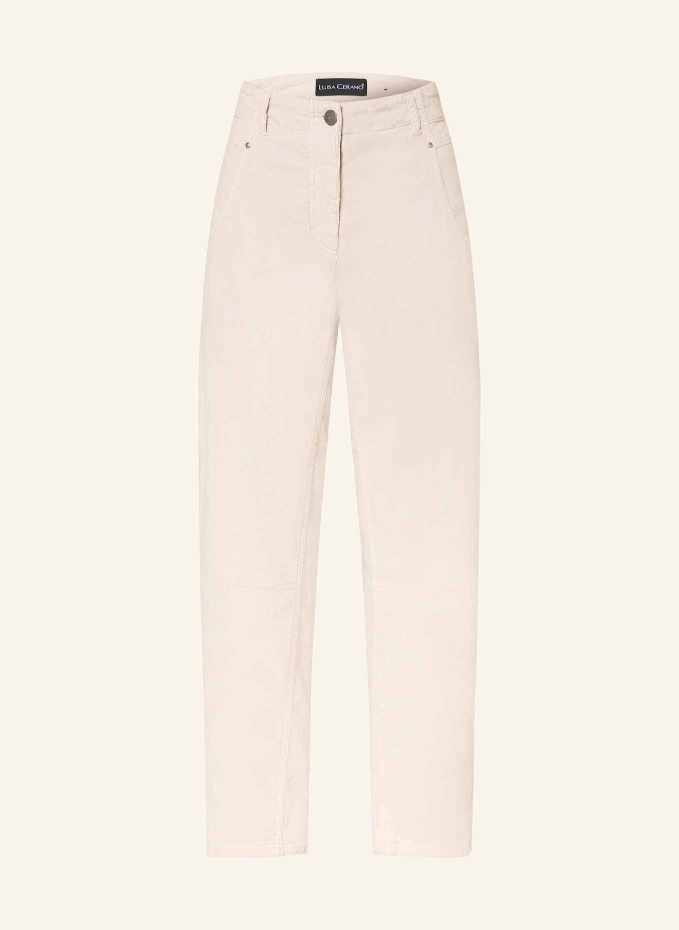 LUISA CERANO 7/8-Hose aus Cord: CREME