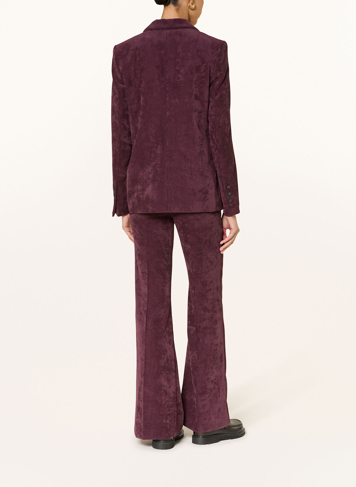 LUISA CERANO Cordblazer: DUNKELROT