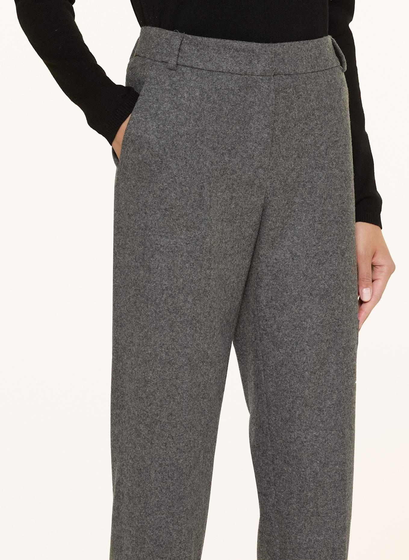 LUISA CERANO Flanellhose: GRAU