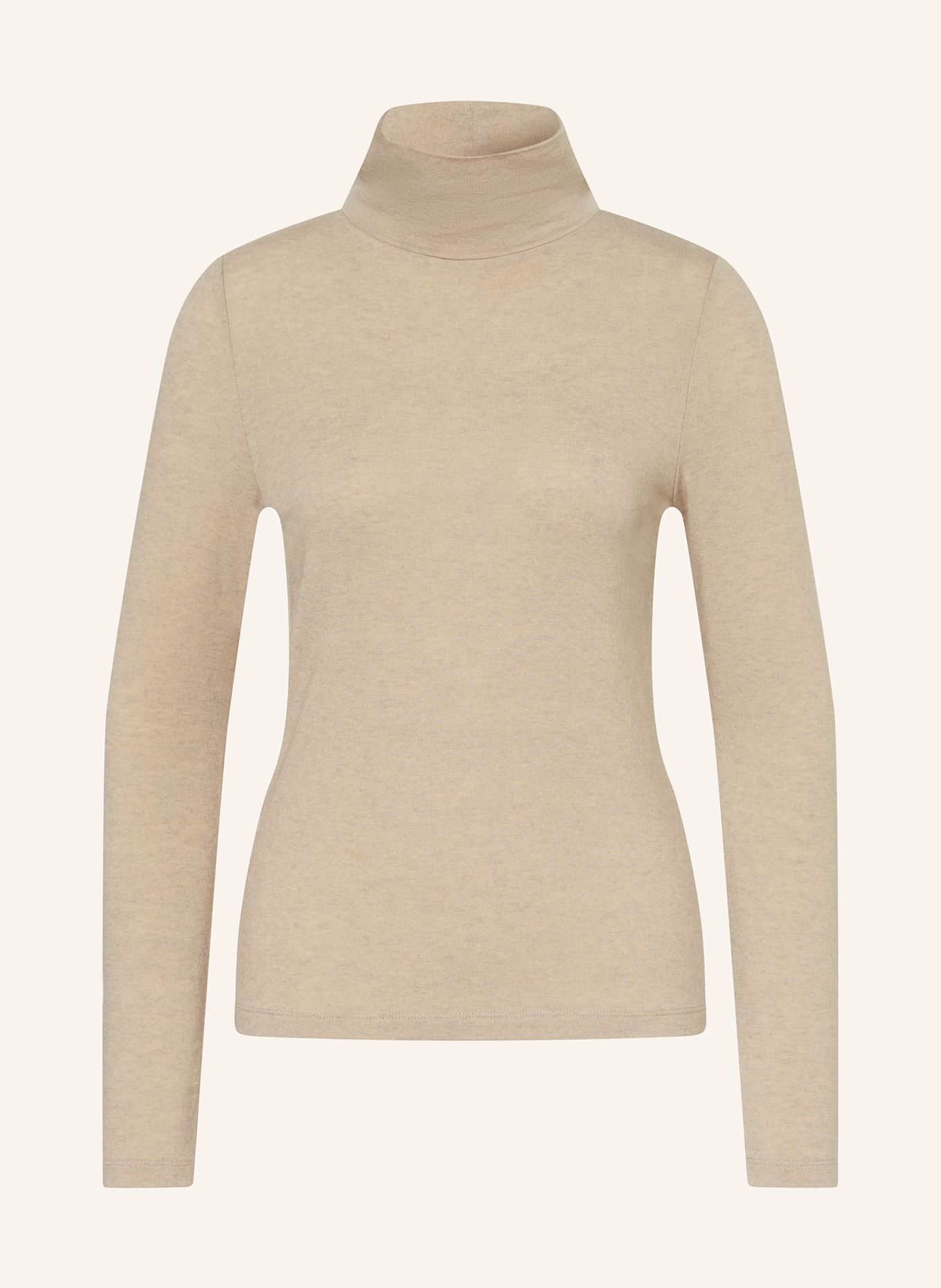 LUISA CERANO Rollkragenpullover: HELLBRAUN