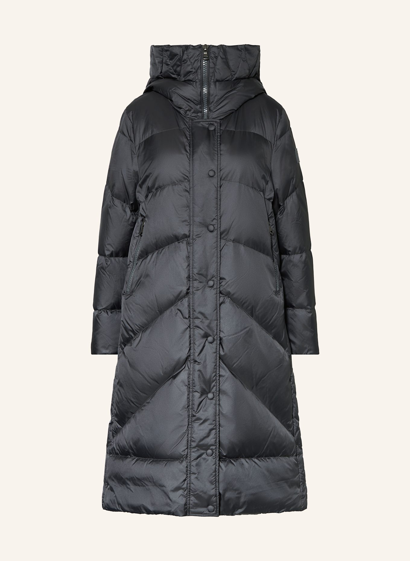 LUISA CERANO Daunenmantel: DUNKELGRAU